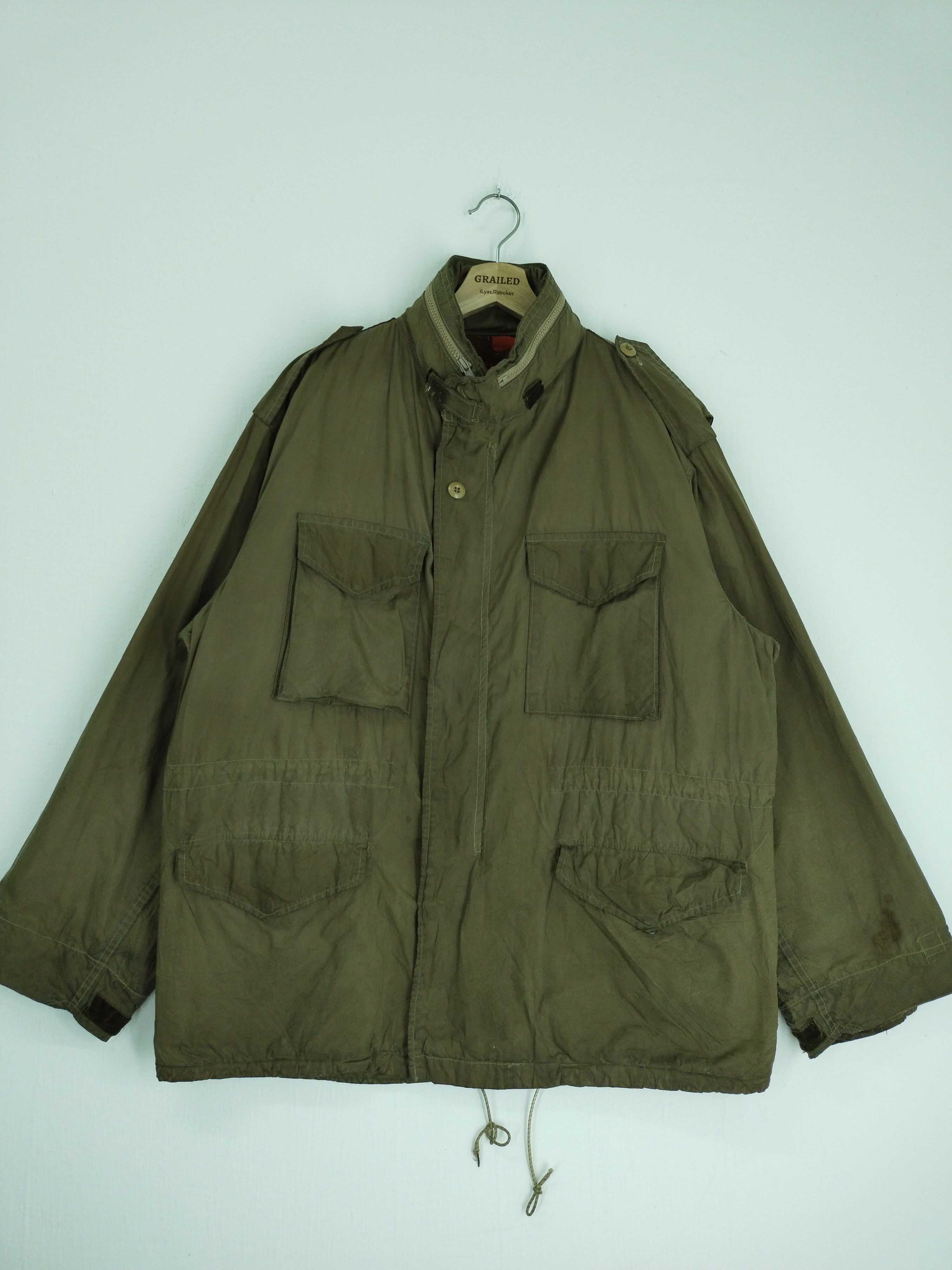 Denime × Japanese Brand VINTAGE DENIME MILITARY JACKET Size US L / EU 52-54 / 3 - 2 Thumbnail