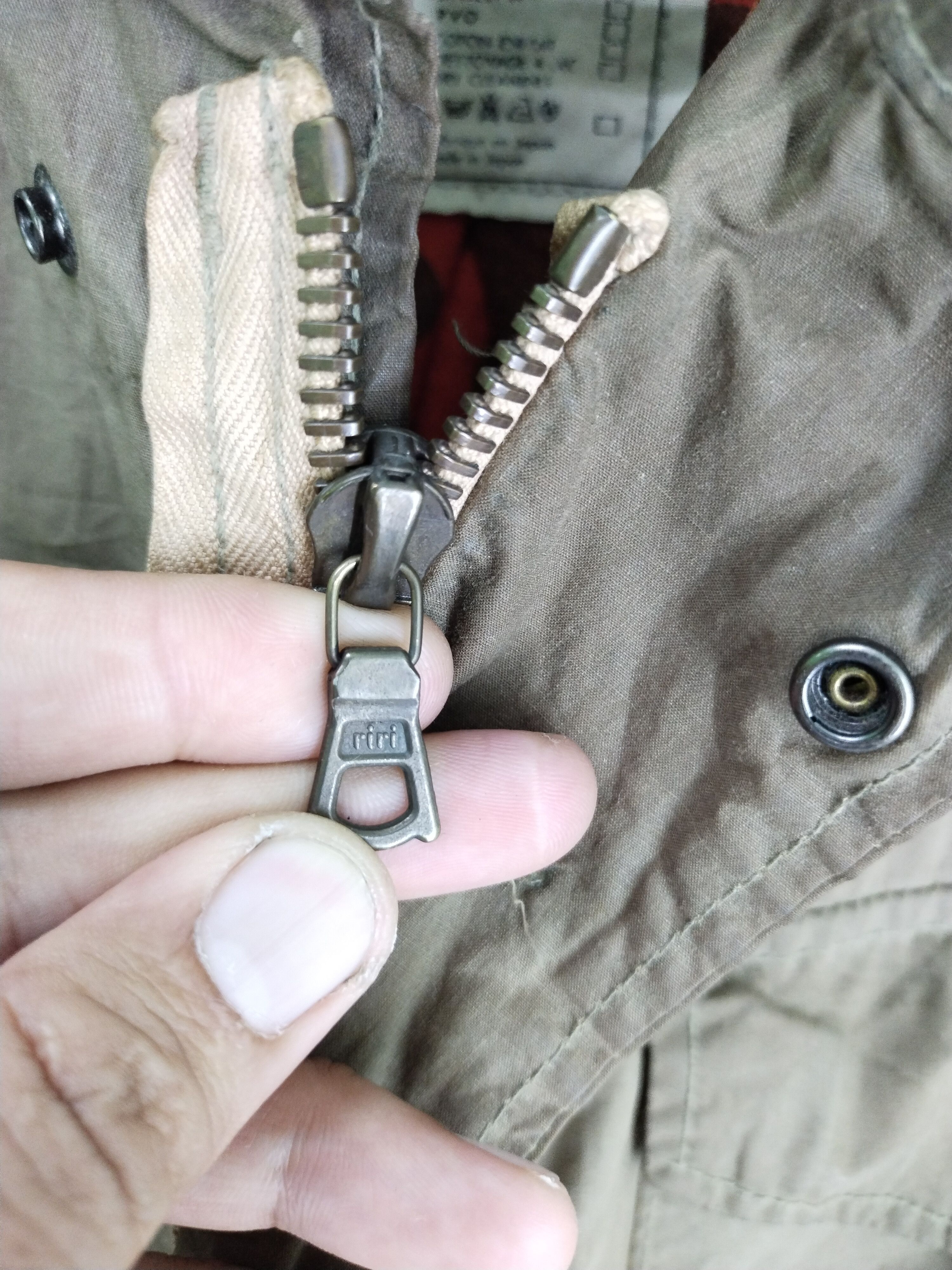Denime × Japanese Brand VINTAGE DENIME MILITARY JACKET Size US L / EU 52-54 / 3 - 12 Thumbnail