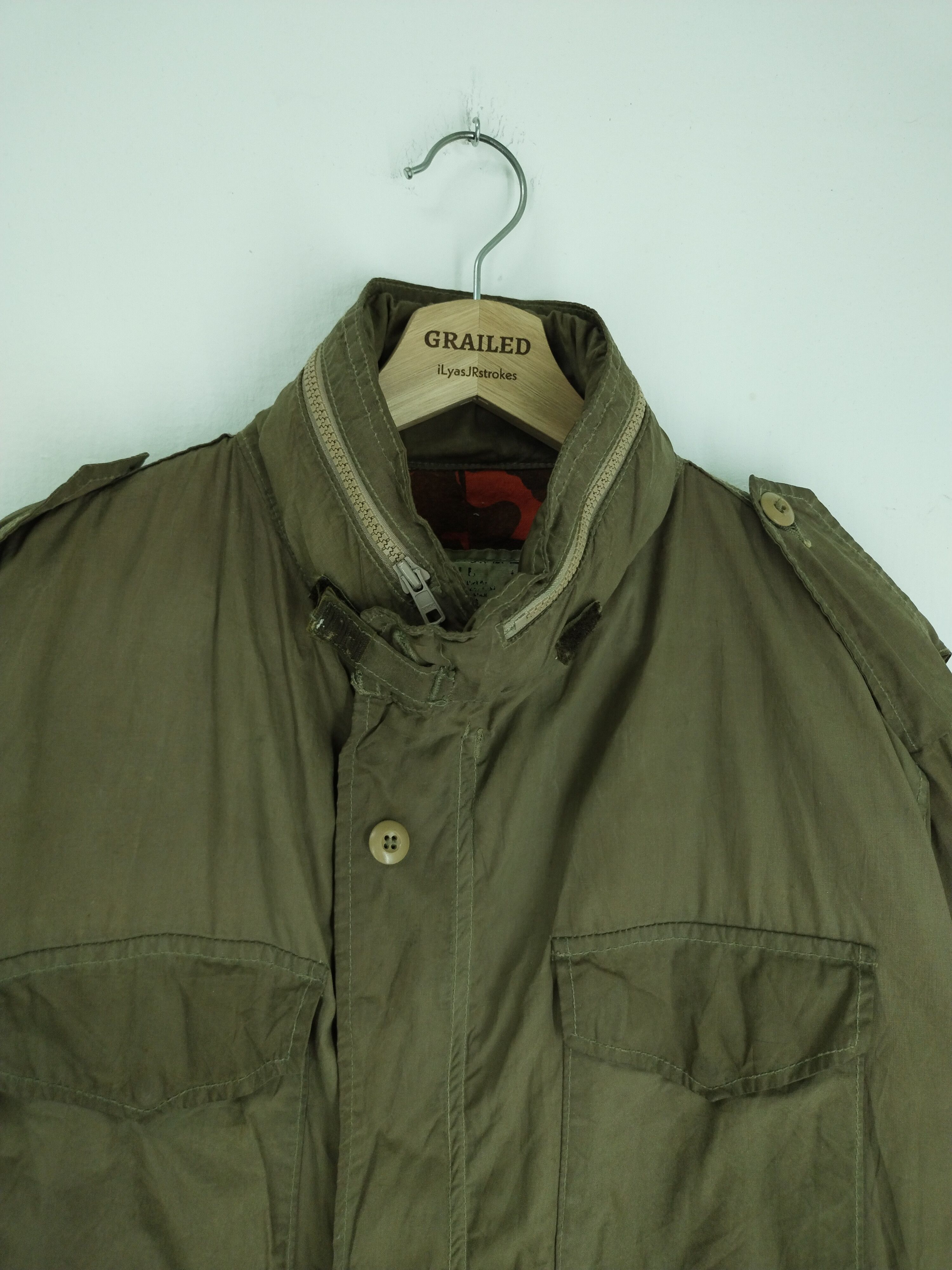 Denime × Japanese Brand VINTAGE DENIME MILITARY JACKET Size US L / EU 52-54 / 3 - 8 Thumbnail
