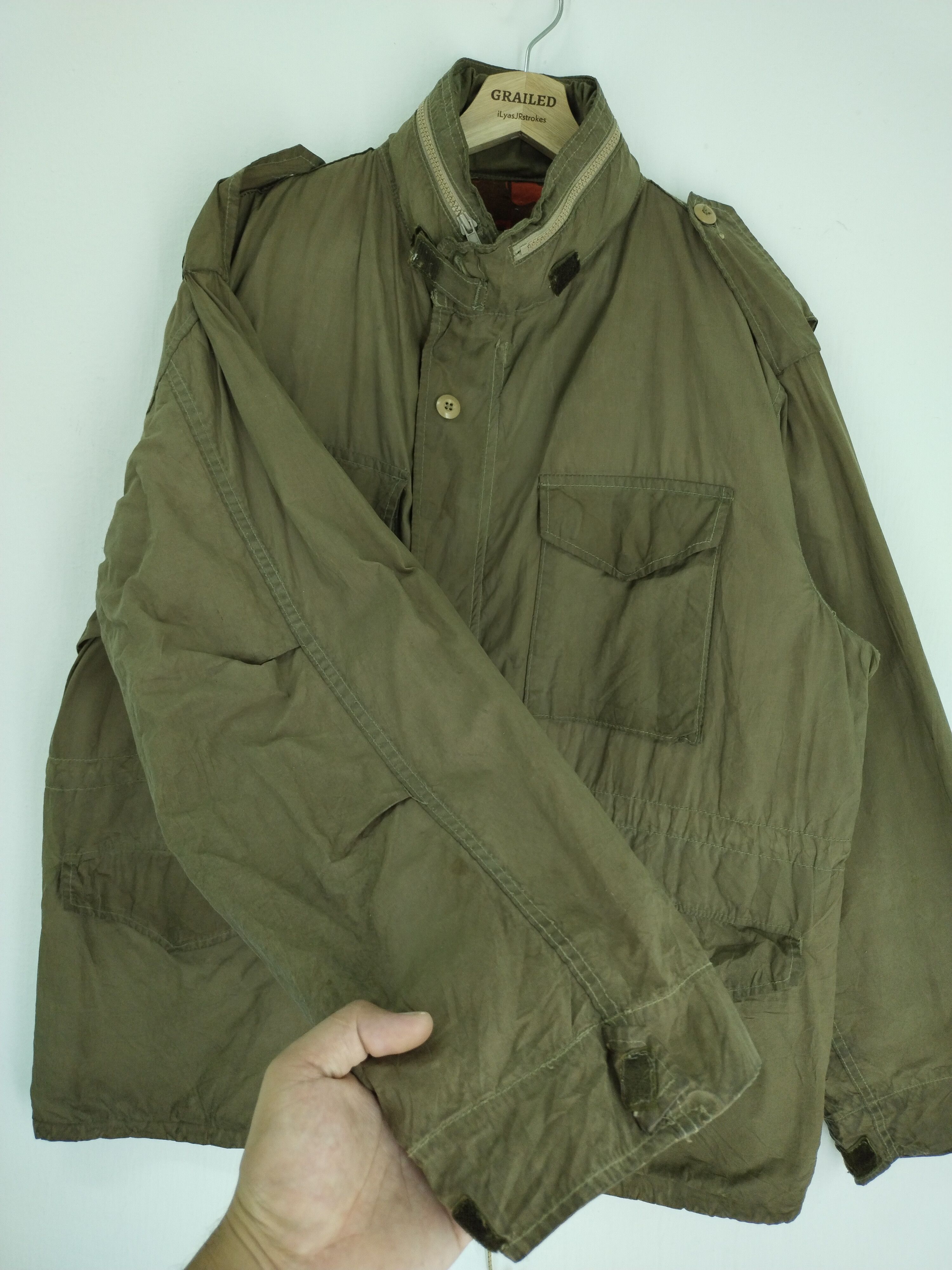 Denime × Japanese Brand VINTAGE DENIME MILITARY JACKET Size US L / EU 52-54 / 3 - 7 Thumbnail