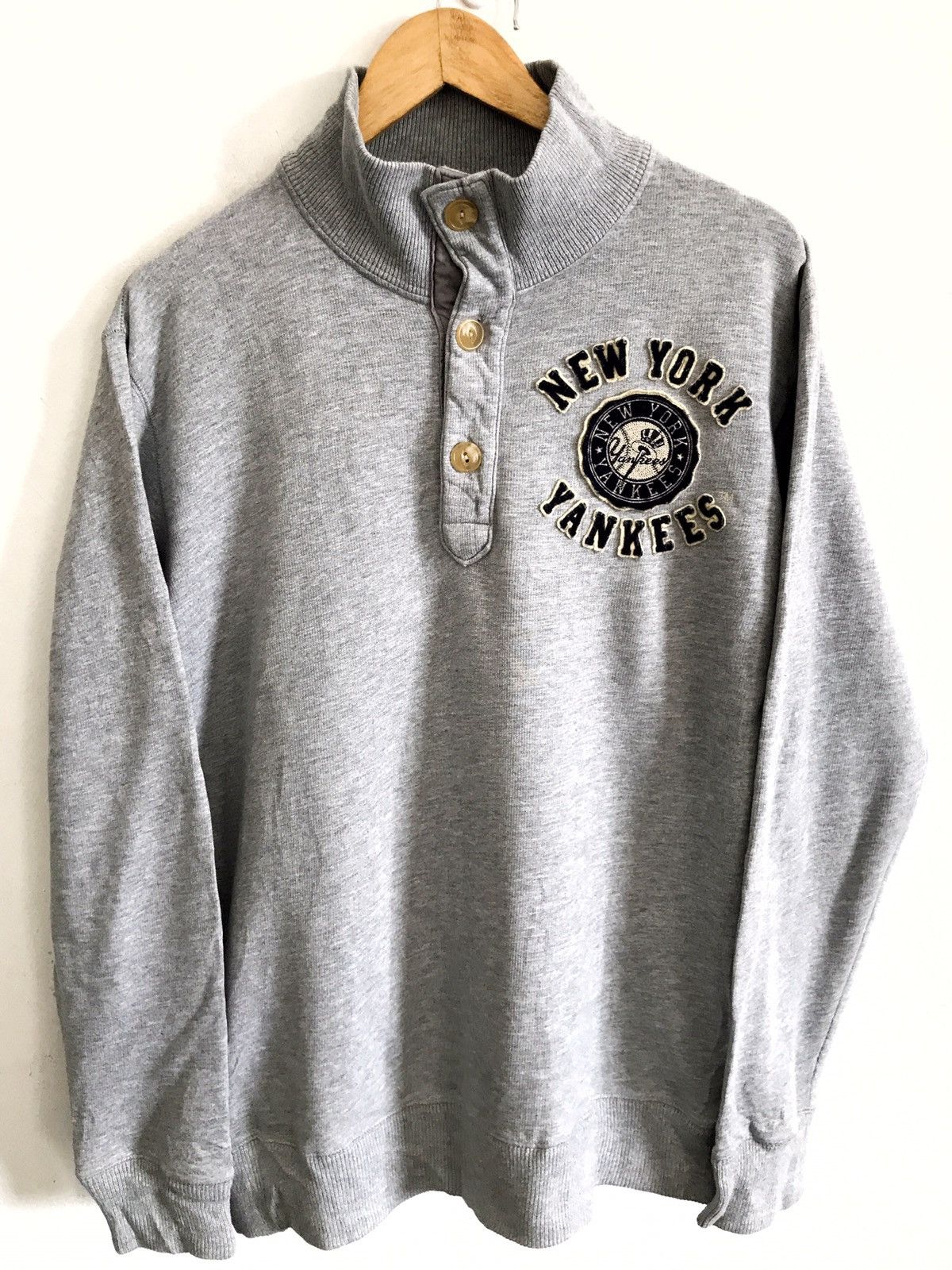 New York Yankees × Uniqlo Vintage Major League Baseball New York Yankees Sweatshirt Size US L / EU 52-54 / 3 - 3 Thumbnail