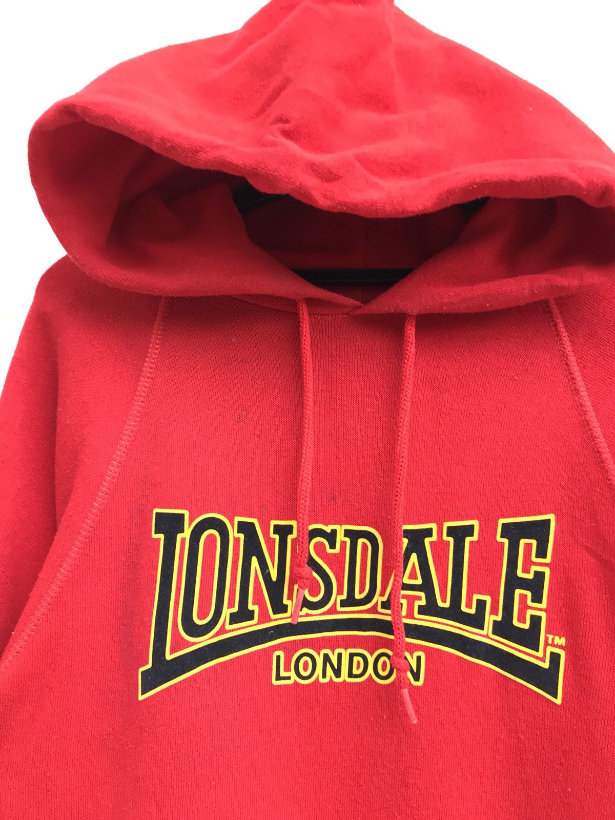 Lonsdale × Vintage Vintage Lonsdale London Spellout Big Logo Hoodie Sweatshirt Size US S / EU 44-46 / 1 - 3 Thumbnail