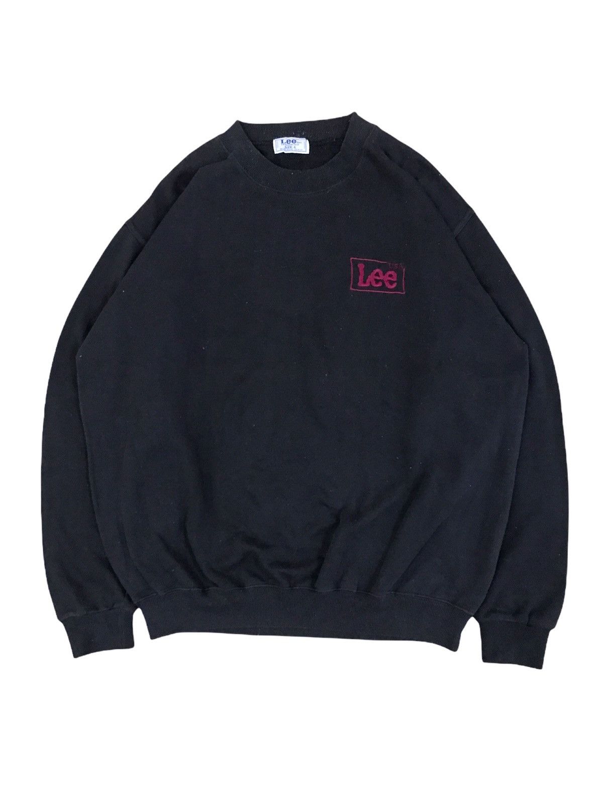 Lee Vintage Lee Sanforized Small Logo Black Sweatshirt Size US L / EU 52-54 / 3 - 1 Thumbnail