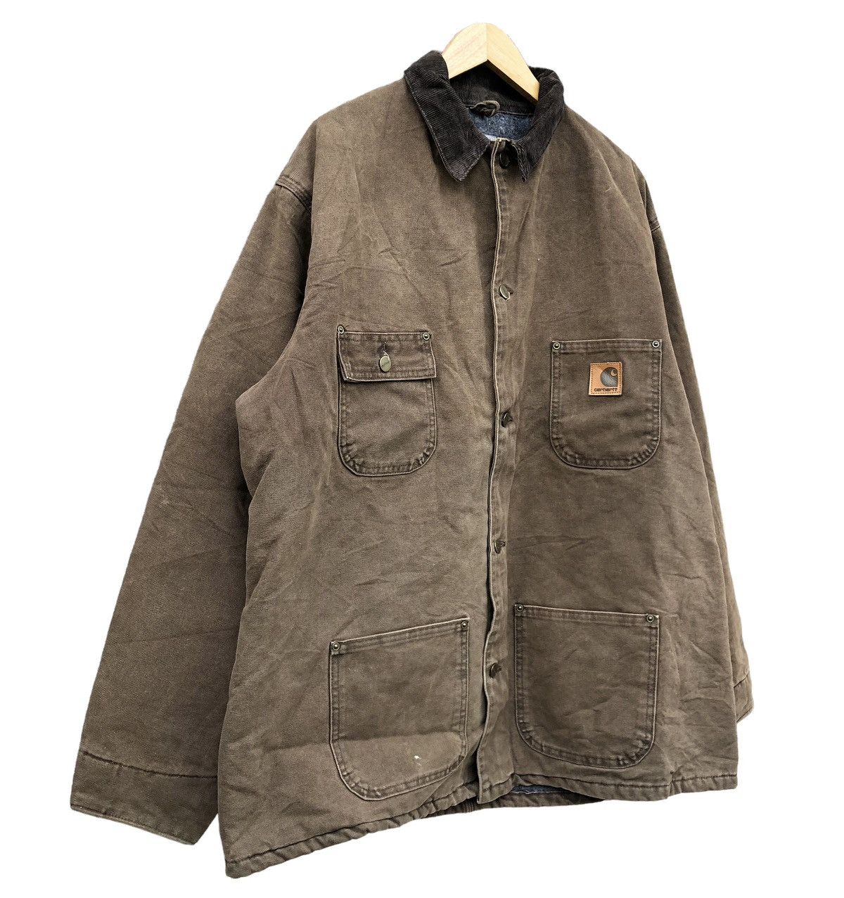 Carhartt Vintage CO2CHT Carhartt Blanket Lined Wool Mohair Jacket Size US XL / EU 56 / 4 - 2 Thumbnail