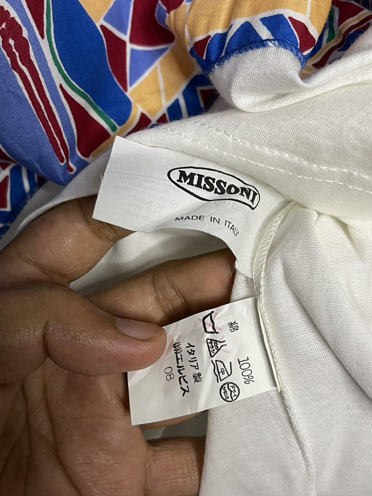 Missoni × Vintage Vintage Missoni T-Shirt Size US XL / EU 56 / 4 - 5 Thumbnail
