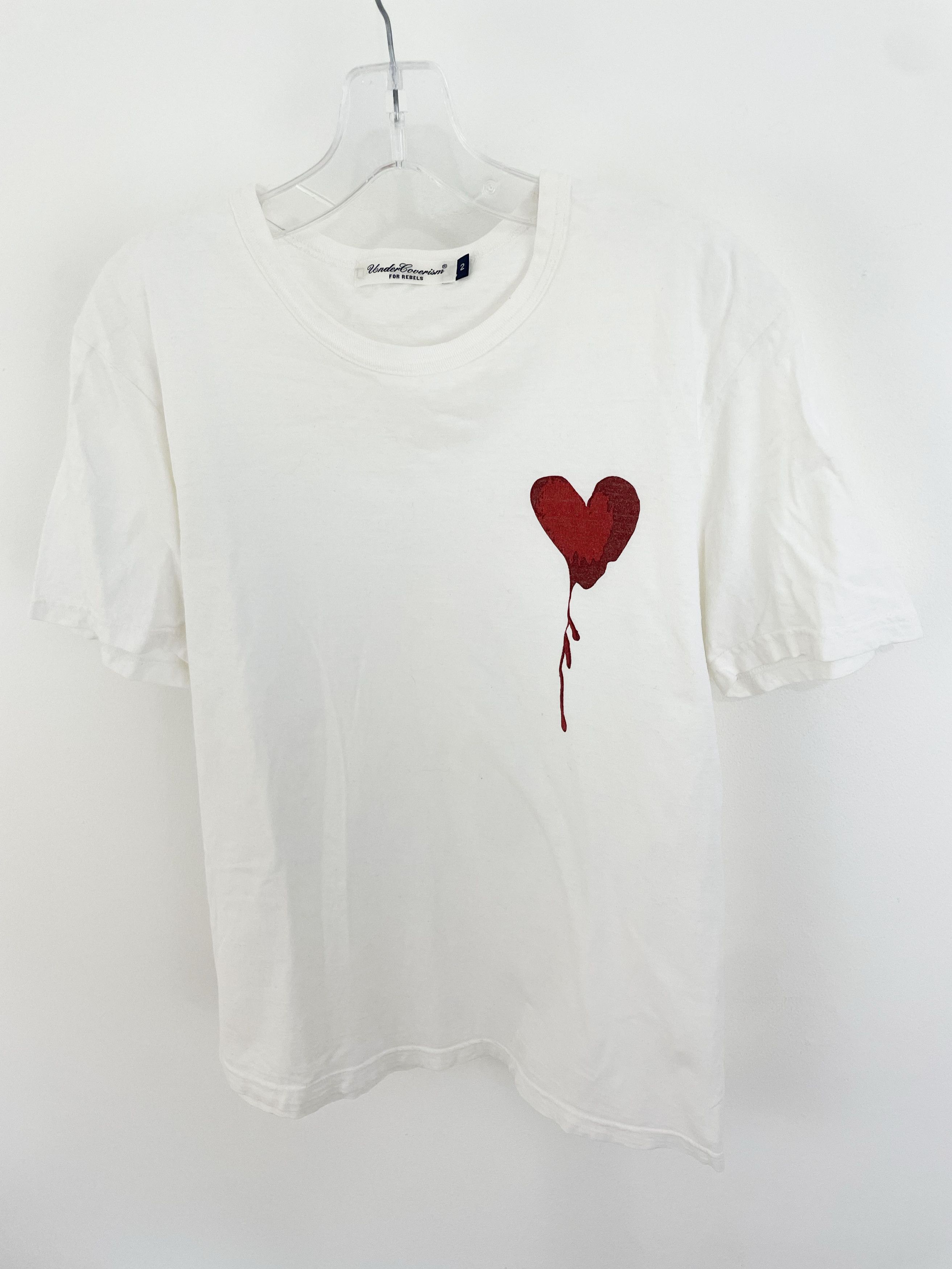 Undercover Heart T-Shirt Size US M / EU 48-50 / 2 - 2 Thumbnail