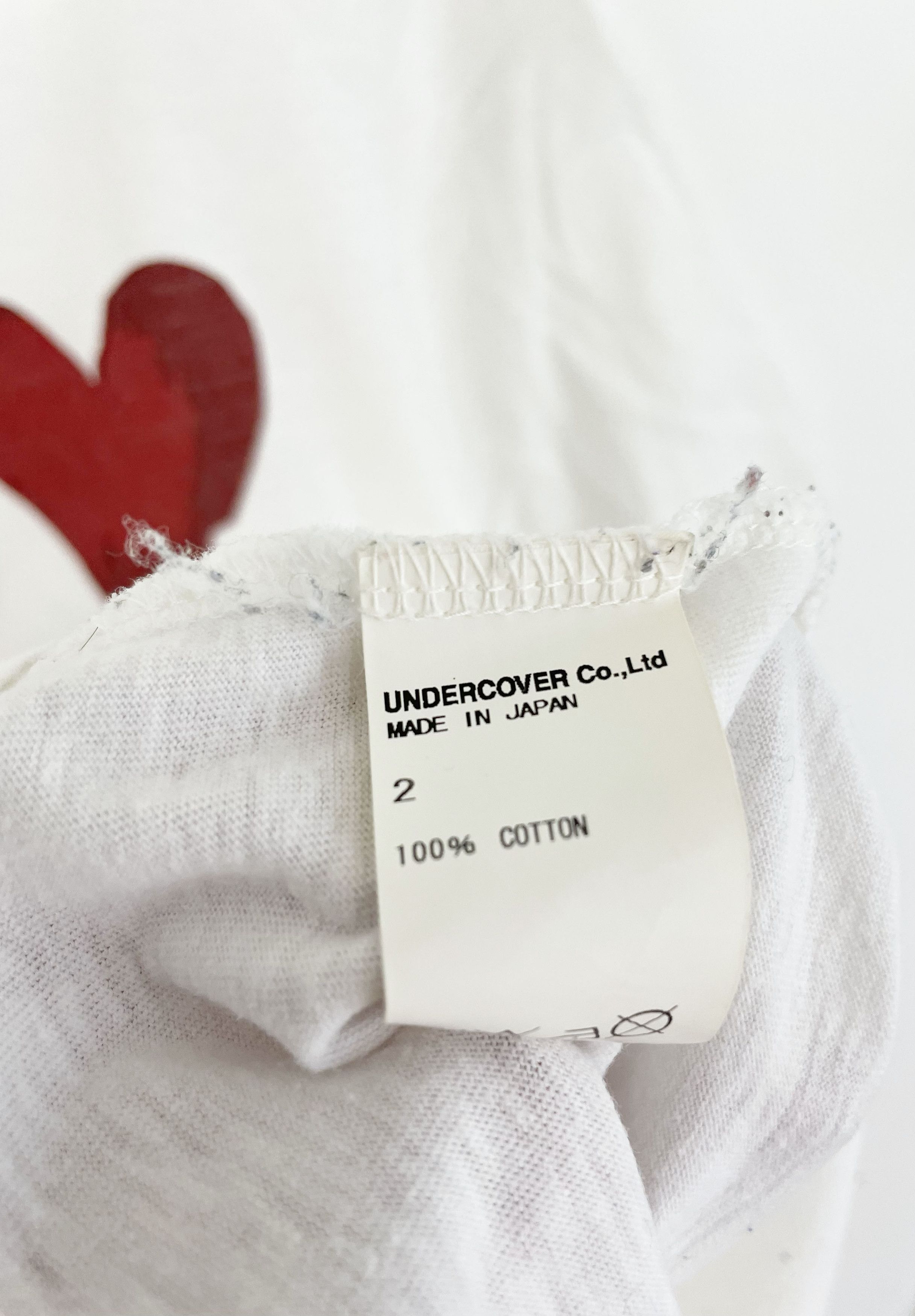 Undercover Heart T-Shirt Size US M / EU 48-50 / 2 - 5 Thumbnail