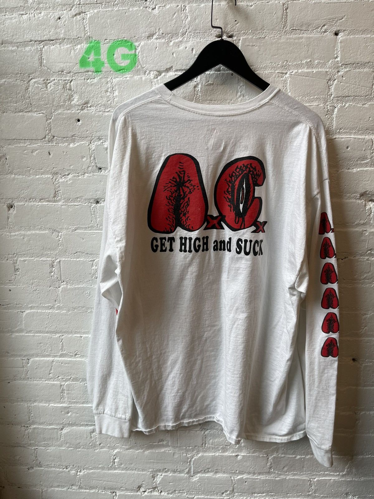 Vintage Vintage ASS CUNT : Get High & Suck XXX porn Shirt 4Gseller 