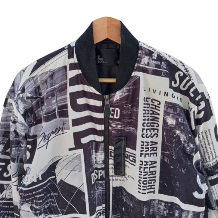 Japanese Brand × Vintage Soul Break Rare Design Concept Bomber Jacket Size US M / EU 48-50 / 2 - 3 Thumbnail