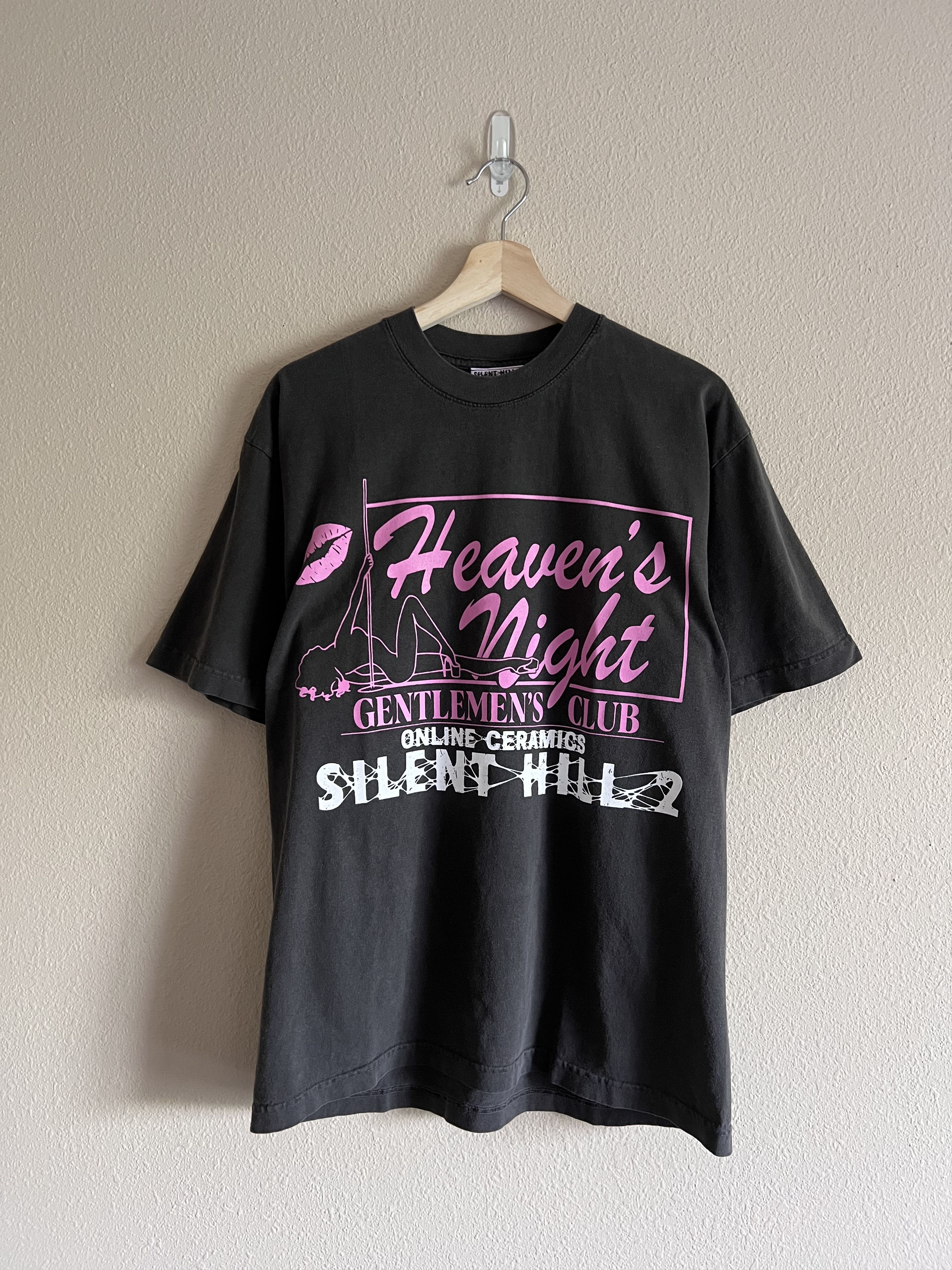 image of Online Ceramics Silent Hill 2 Heaven's Night Tee In Black, Men's (Size XL)