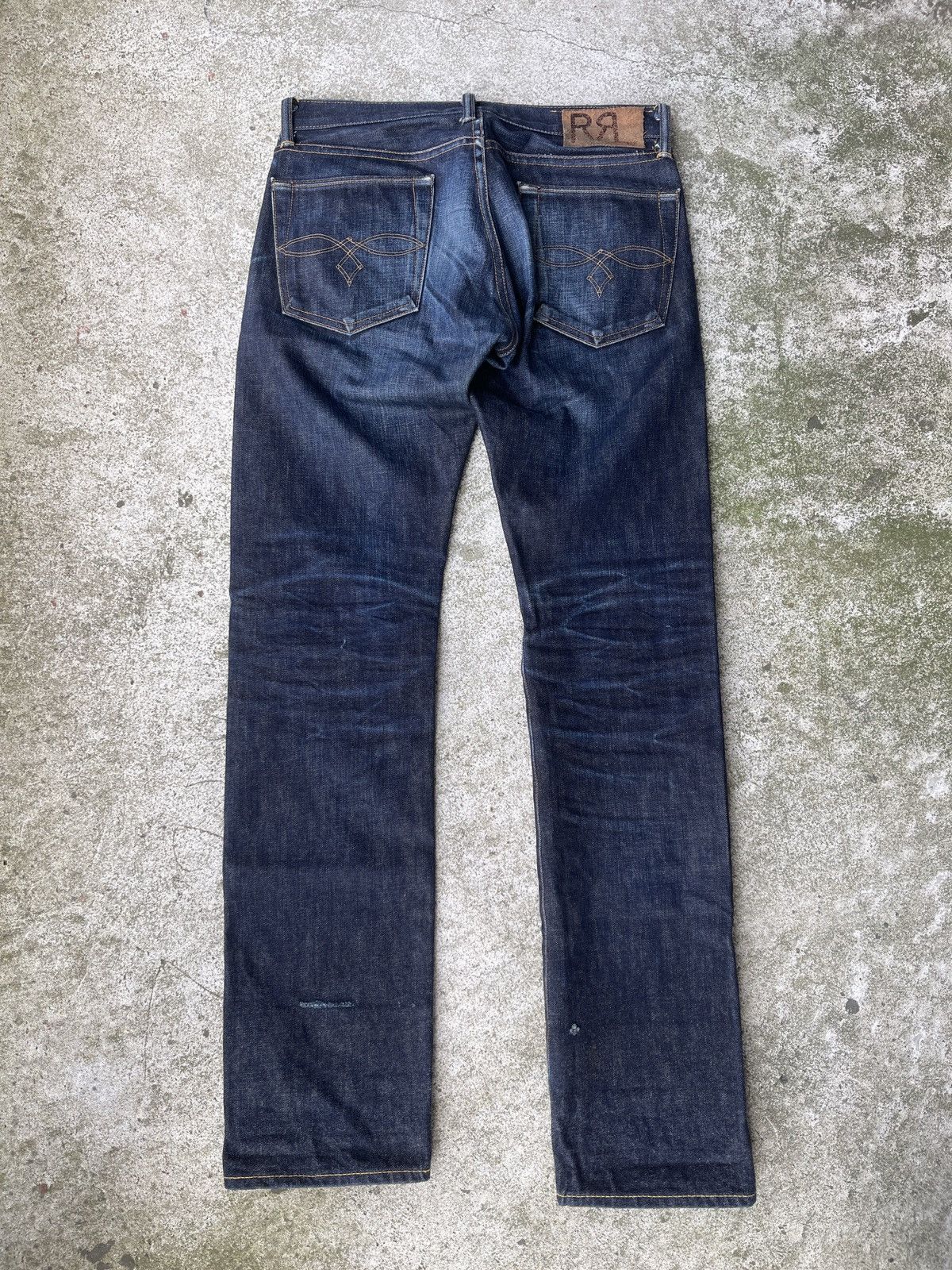 Ralph Lauren RRL DOUBLE RL LOW STRAIGHT JAPANESE SELVEDGE DENIM JEANS ...