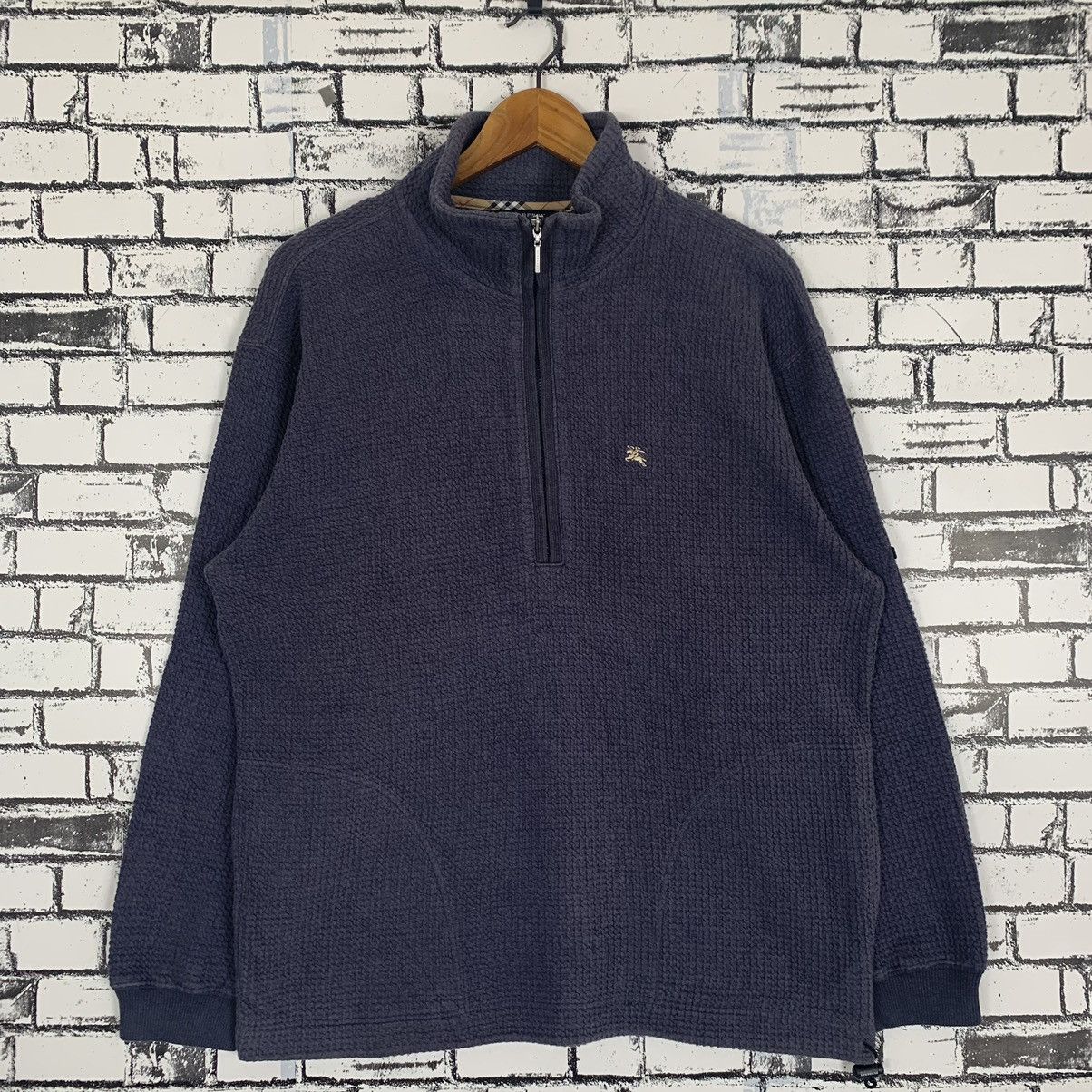 Burberry × Vintage Burberry Golf Half Zip Size US M / EU 48-50 / 2 - 1 Thumbnail
