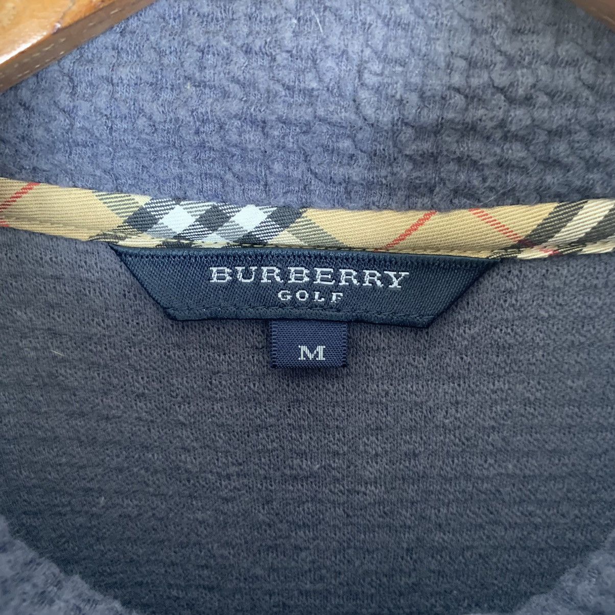 Burberry × Vintage Burberry Golf Half Zip Size US M / EU 48-50 / 2 - 10 Thumbnail