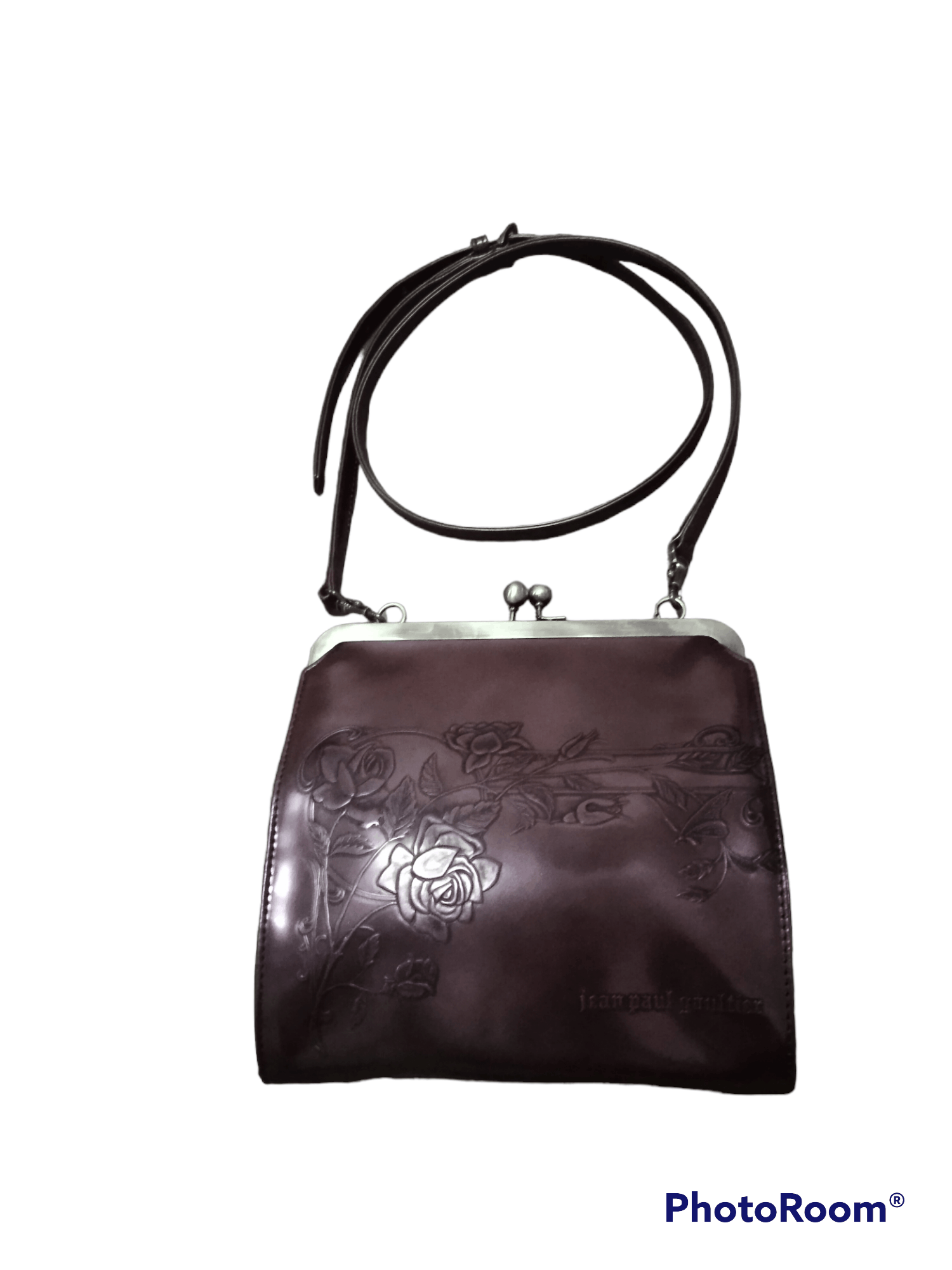 Jean Paul Gaultier GRAIL🔥J.P Gaultier Embossed Floral Sling Bag Size ONE SIZE - 3 Thumbnail