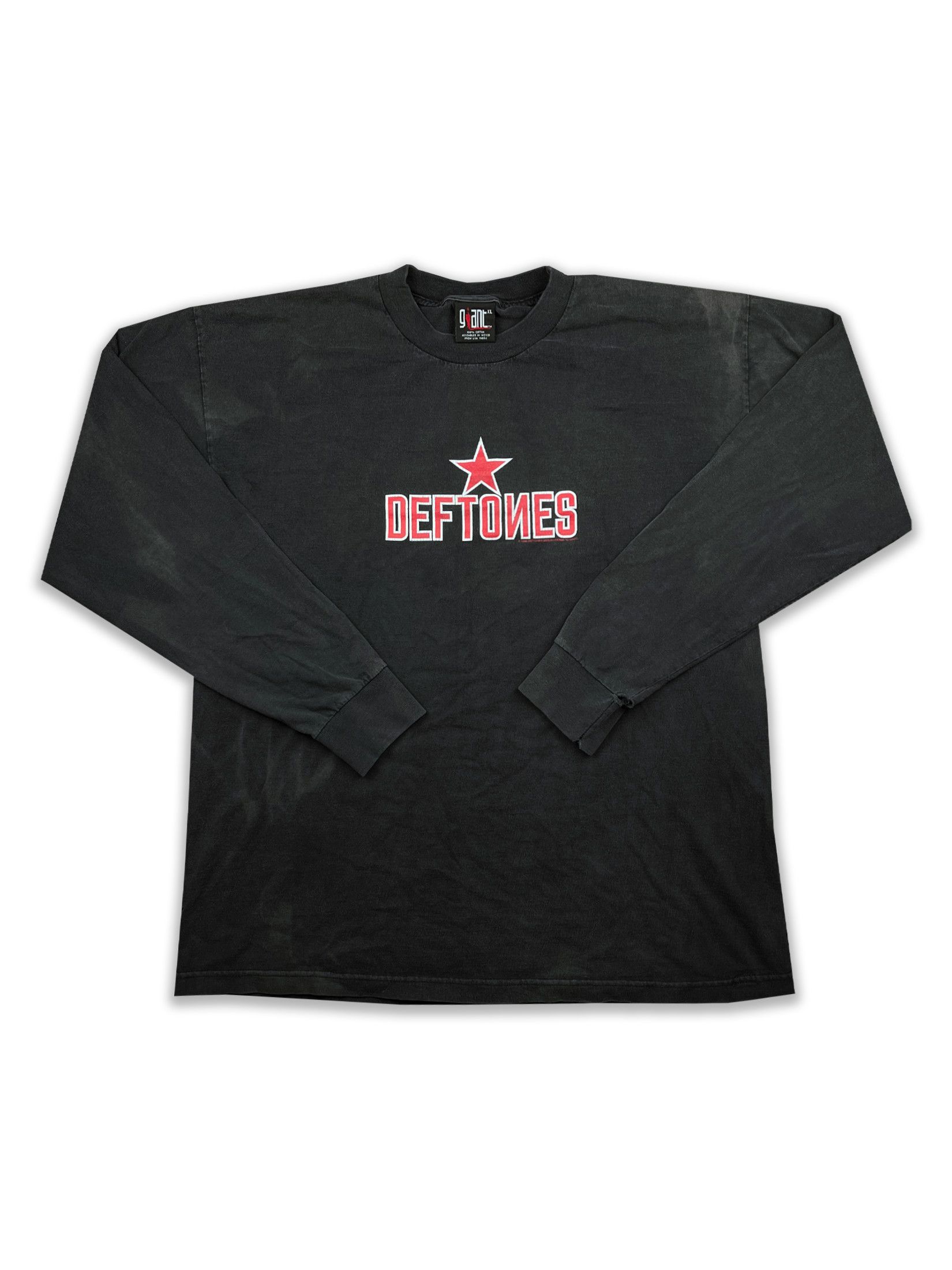 Band Tees × Vintage 1990s Deftones Soviet Star Longsleeve