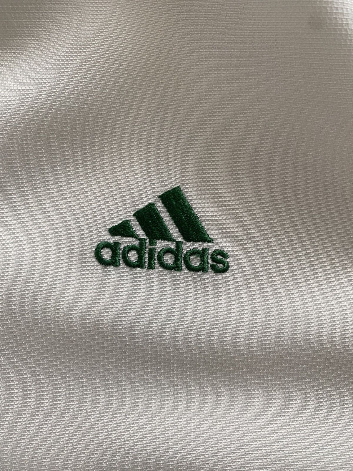 Adidas × Vintage Vintage adidas Jacket Striped Green Logo nice designer Size US M / EU 48-50 / 2 - 14 Thumbnail