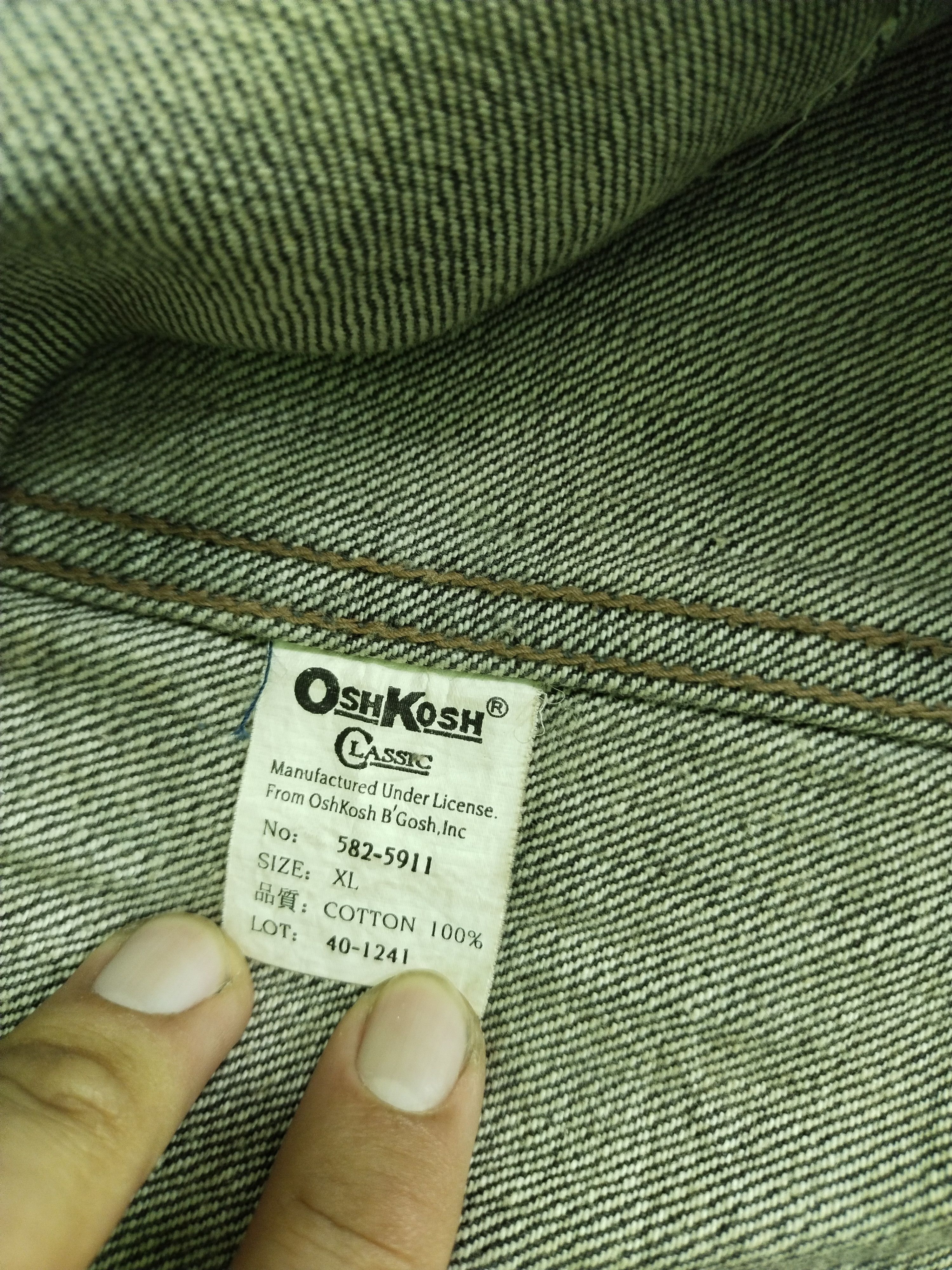 If Six Was Nine VINTAGE OSHKOSH WORKING JACKET Size US L / EU 52-54 / 3 - 13 Thumbnail