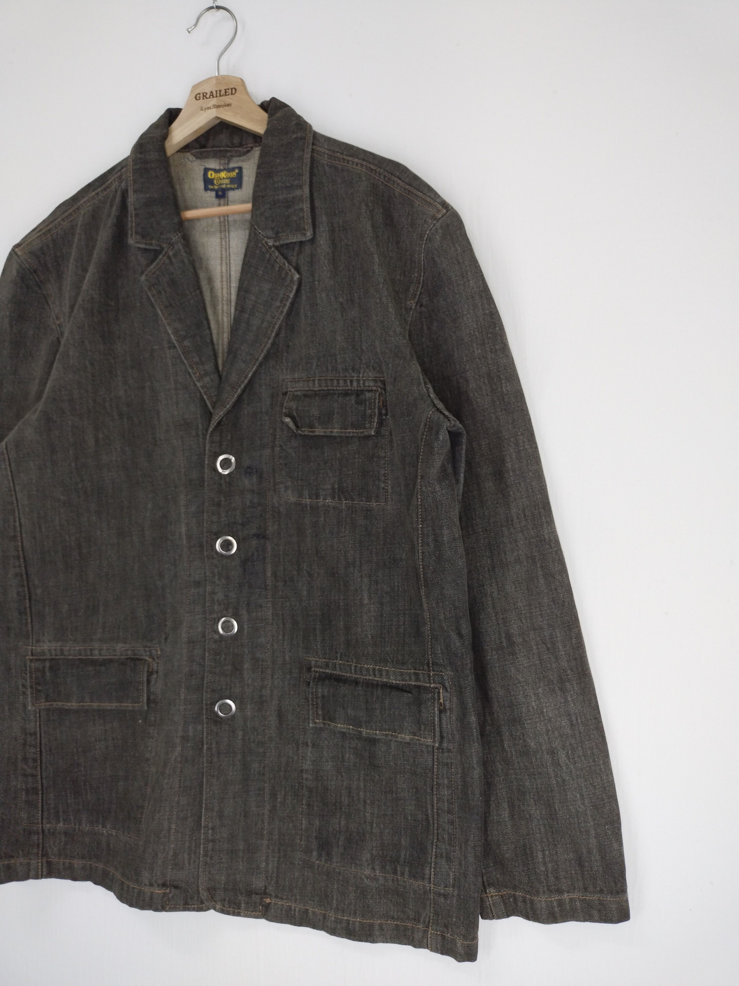 If Six Was Nine VINTAGE OSHKOSH WORKING JACKET Size US L / EU 52-54 / 3 - 4 Thumbnail