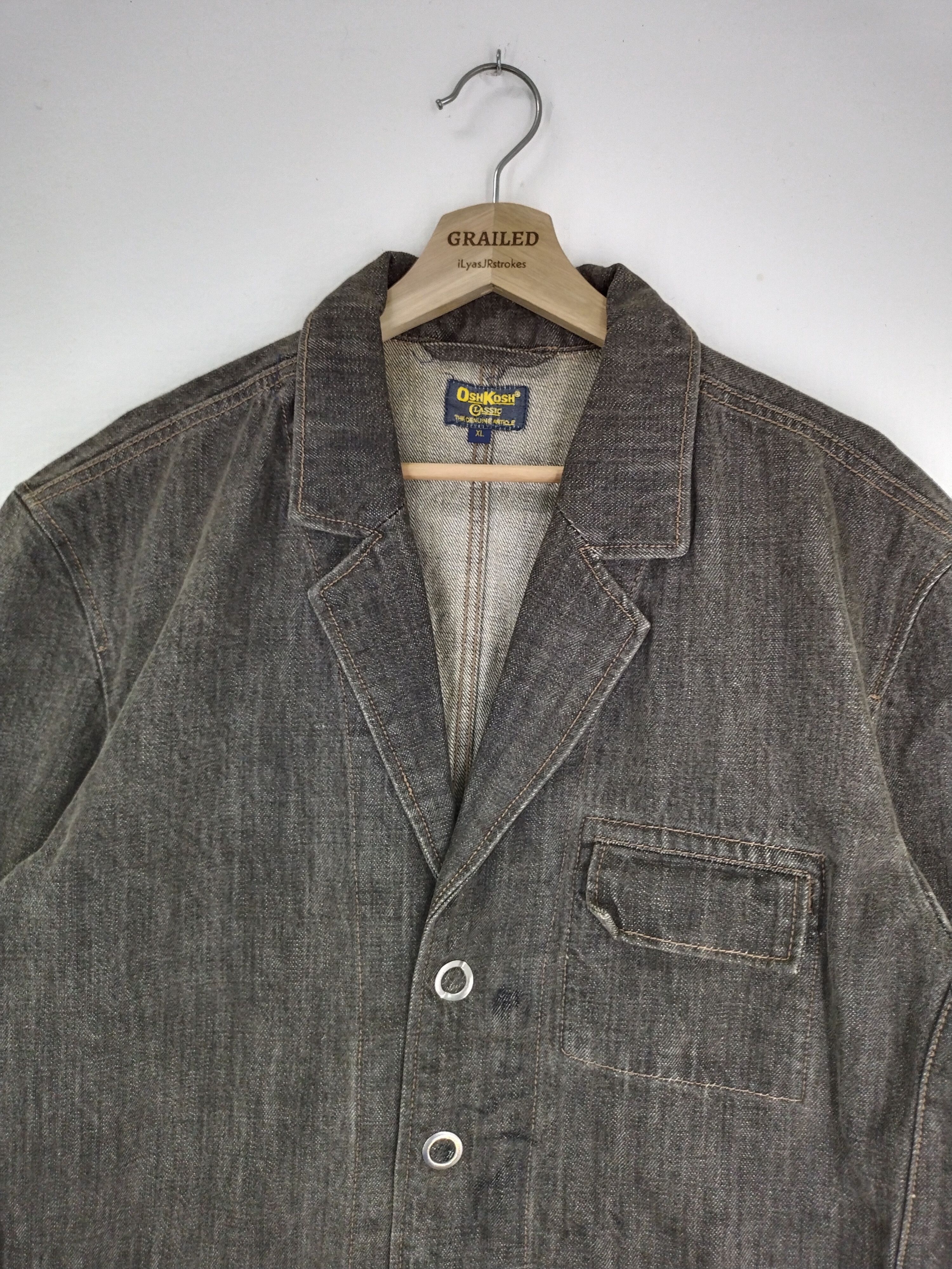 If Six Was Nine VINTAGE OSHKOSH WORKING JACKET Size US L / EU 52-54 / 3 - 7 Thumbnail