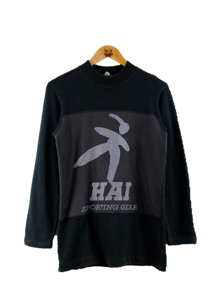 HAI SPORTING GEAR】希少70s~クルーネックカーディガン