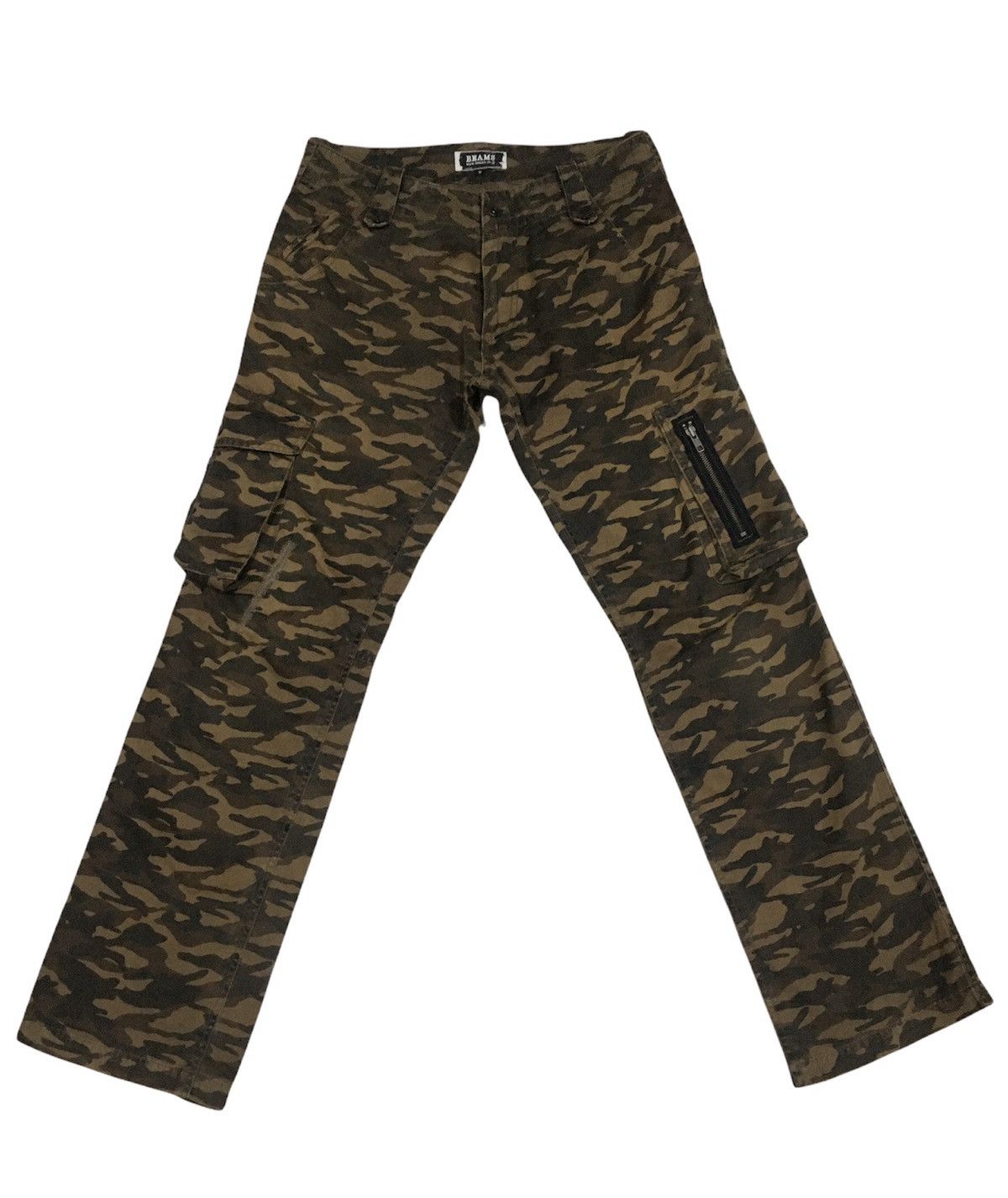 🔥🔥Beams Distressed Camo Cargo Trousers