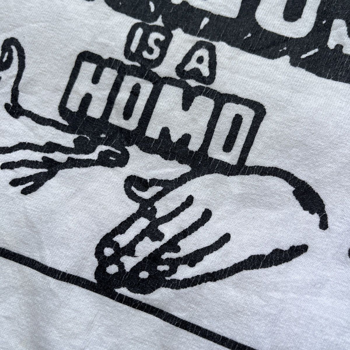 Anvil × Vintage Humour Graphics Printed Jesus TShirt Vintage Y2K Anvil Tag Size US M / EU 48-50 / 2 - 13 Thumbnail