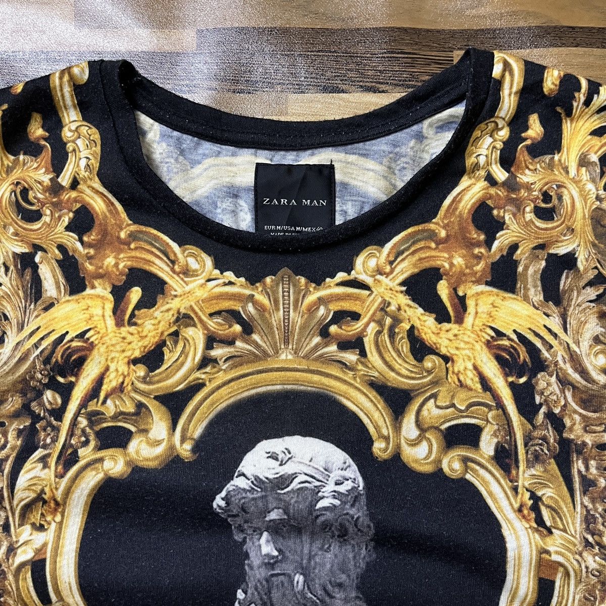 Designer × Zara Chanel Inspired Design Printed TShirt Made In Portugal Size US M / EU 48-50 / 2 - 5 Thumbnail