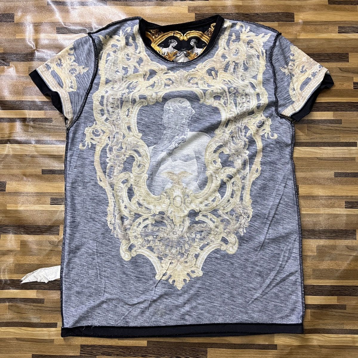 Designer × Zara Chanel Inspired Design Printed TShirt Made In Portugal Size US M / EU 48-50 / 2 - 11 Thumbnail