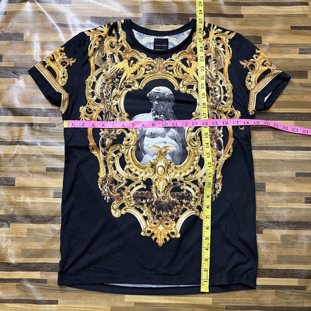 Designer × Zara Chanel Inspired Design Printed TShirt Made In Portugal Size US M / EU 48-50 / 2 - 4 Thumbnail