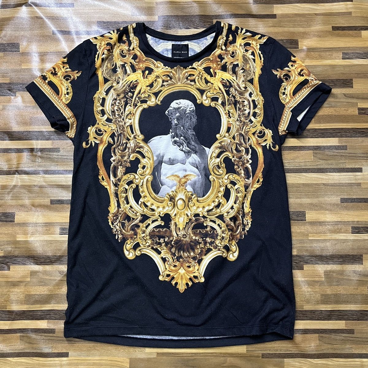 Designer × Zara Chanel Inspired Design Printed TShirt Made In Portugal Size US M / EU 48-50 / 2 - 14 Thumbnail