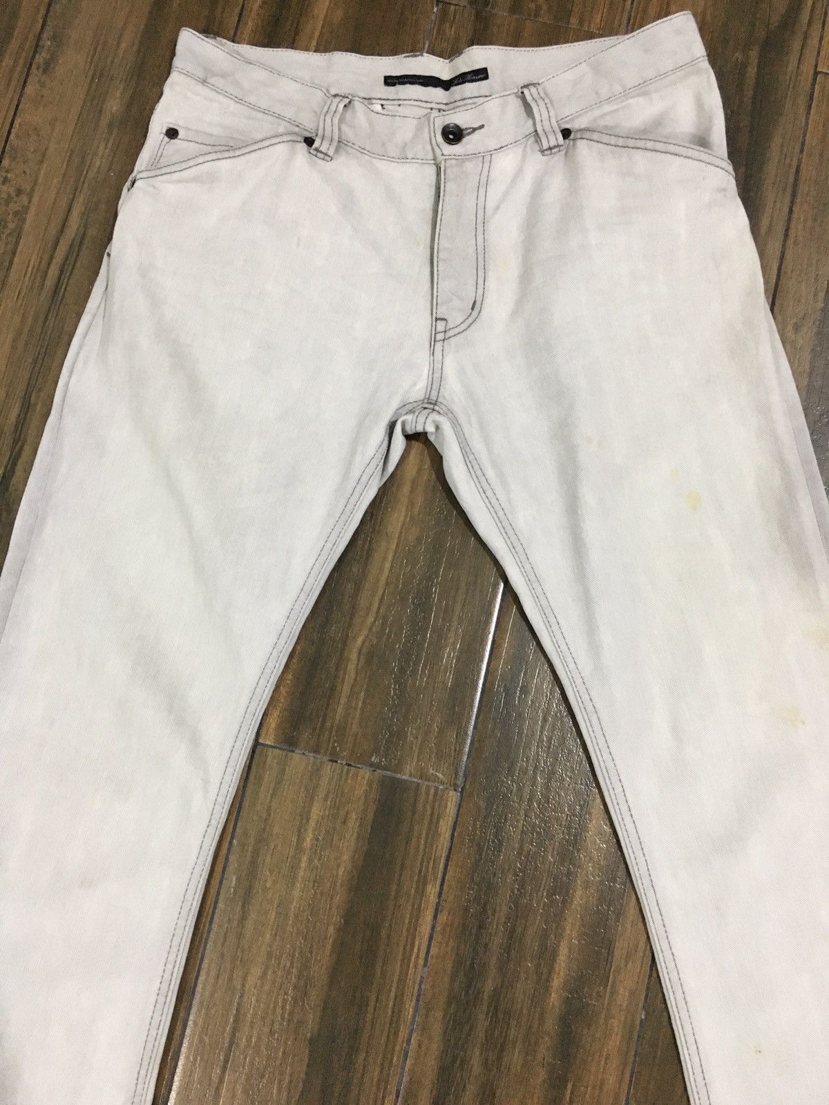 Tete Homme FLARED Tete Homme Trousers Denim Size US 34 / EU 50 - 2 Thumbnail