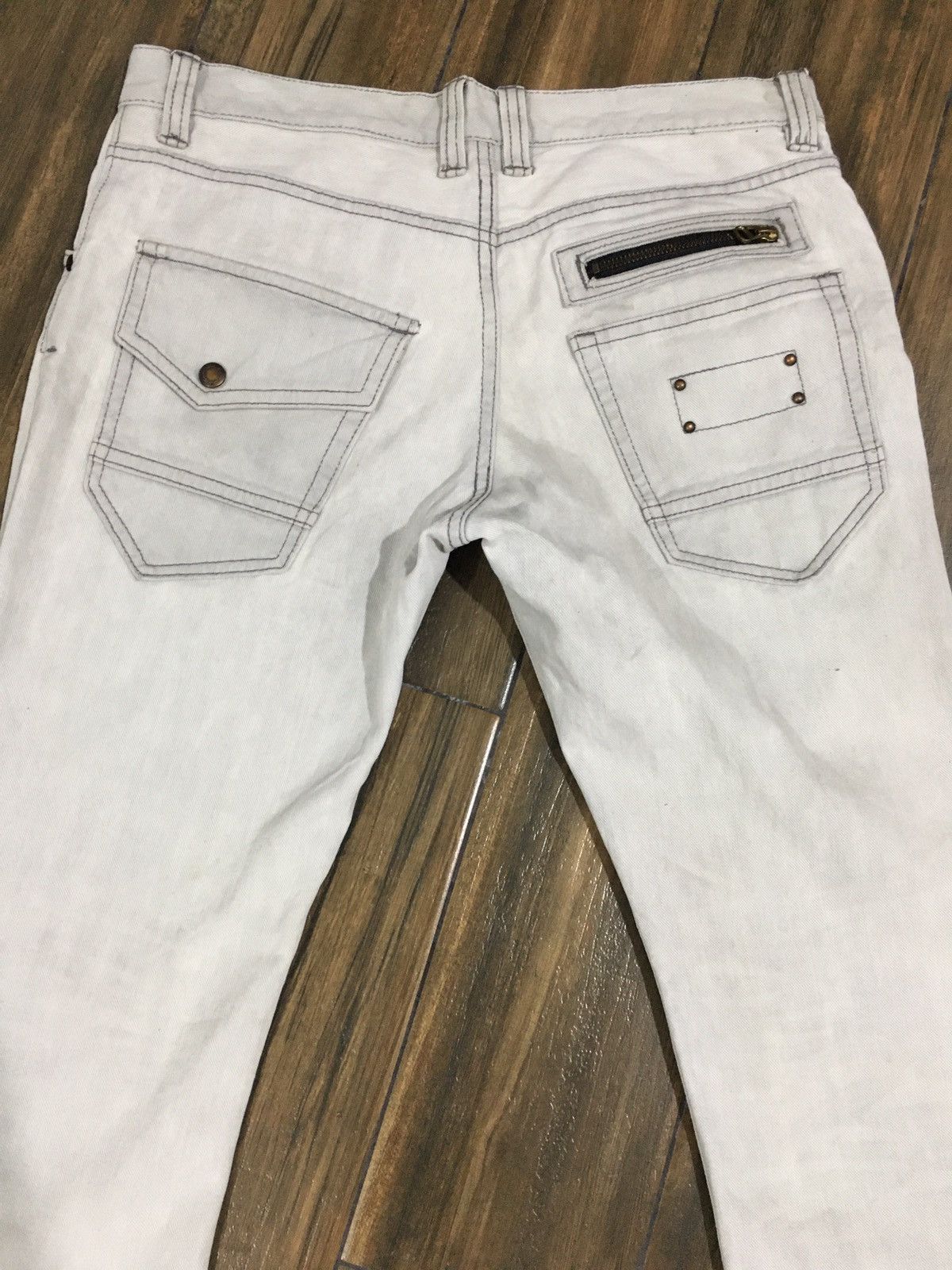 Tete Homme FLARED Tete Homme Trousers Denim Size US 34 / EU 50 - 3 Thumbnail