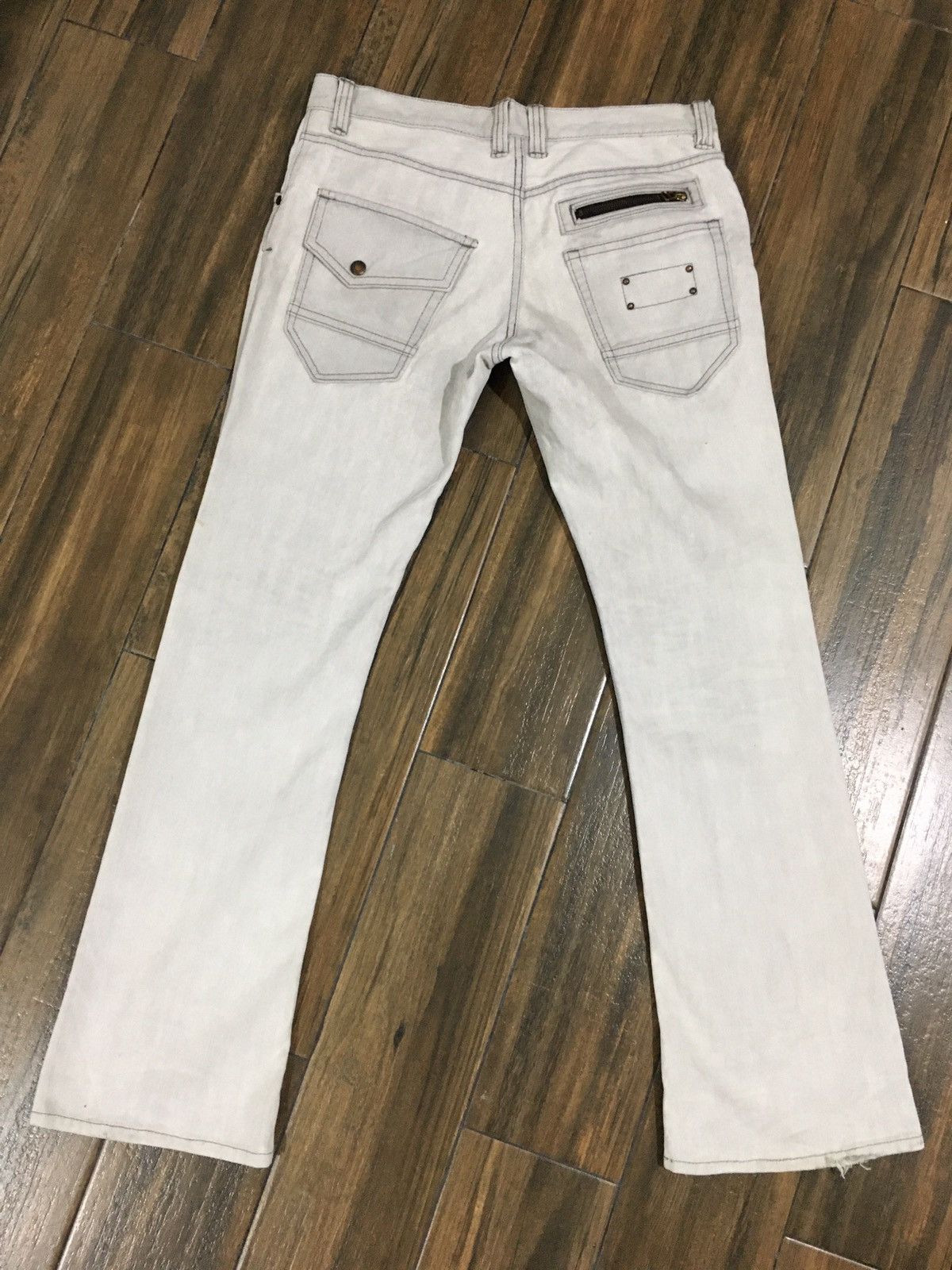 Tete Homme FLARED Tete Homme Trousers Denim Size US 34 / EU 50 - 4 Thumbnail