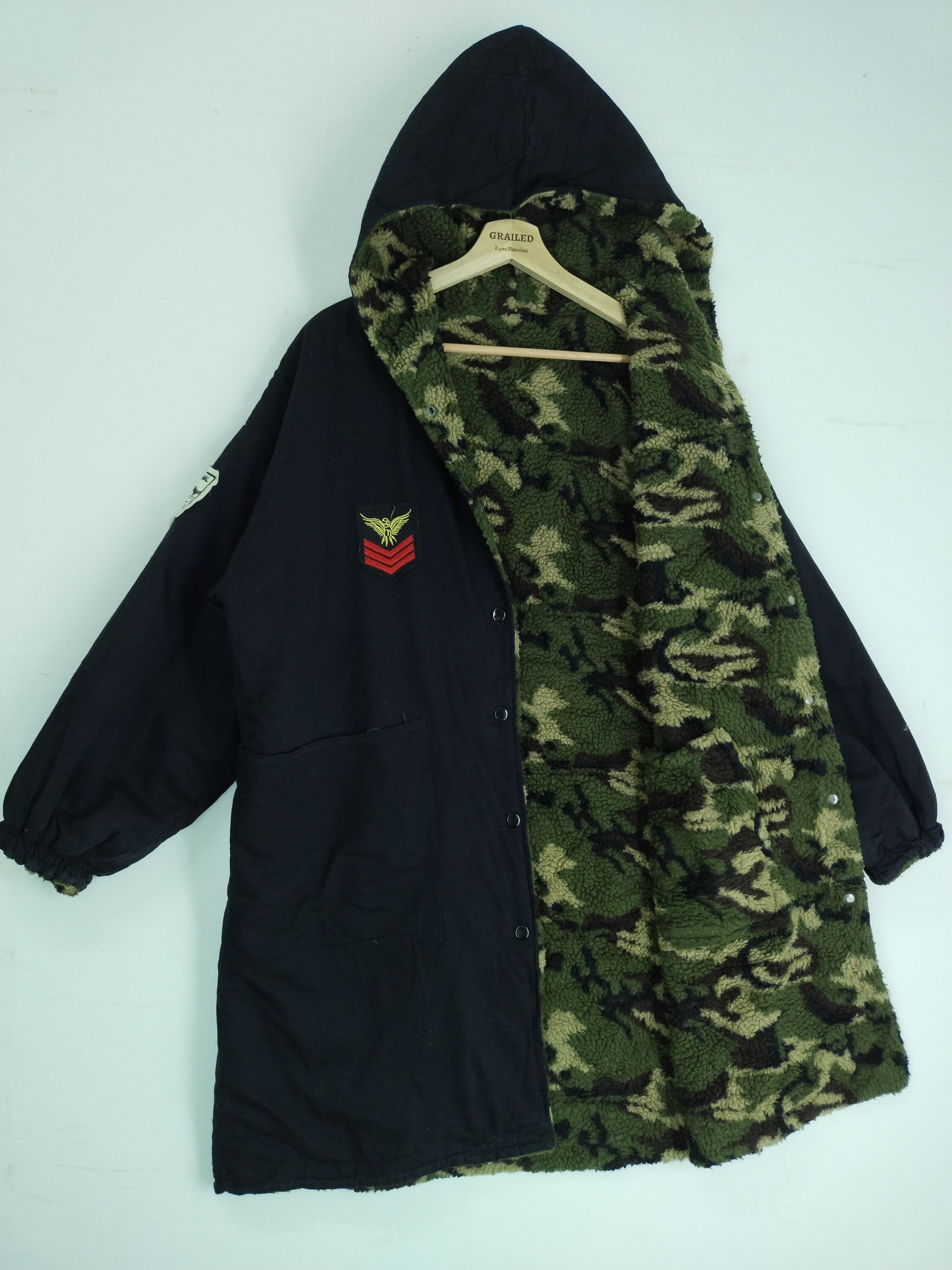 Japanese Brand Vintage Camo Olmos Reversible Rain Coat Jacket Size US M / EU 48-50 / 2 - 2 Thumbnail