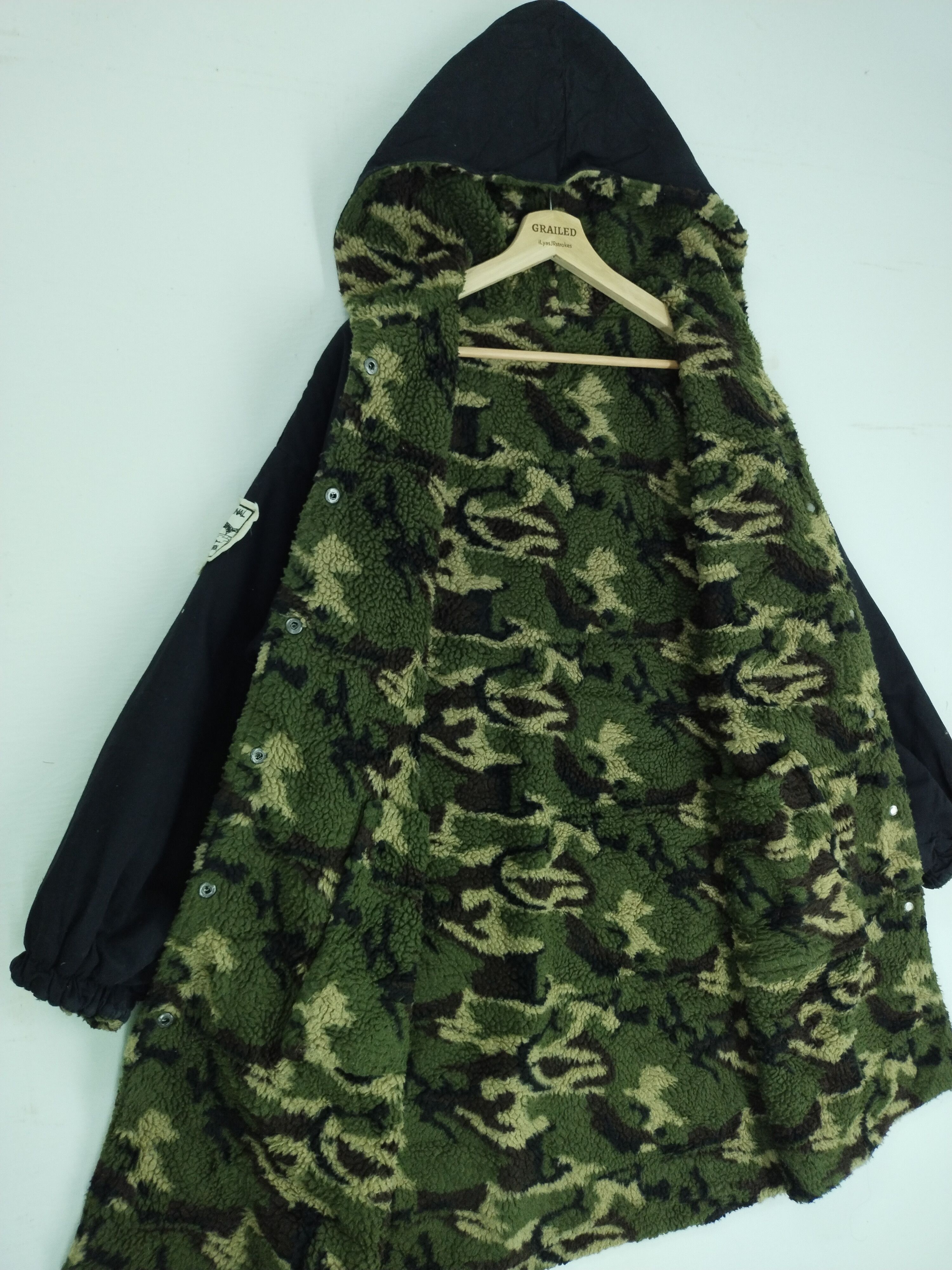 Japanese Brand Vintage Camo Olmos Reversible Rain Coat Jacket Size US M / EU 48-50 / 2 - 10 Thumbnail