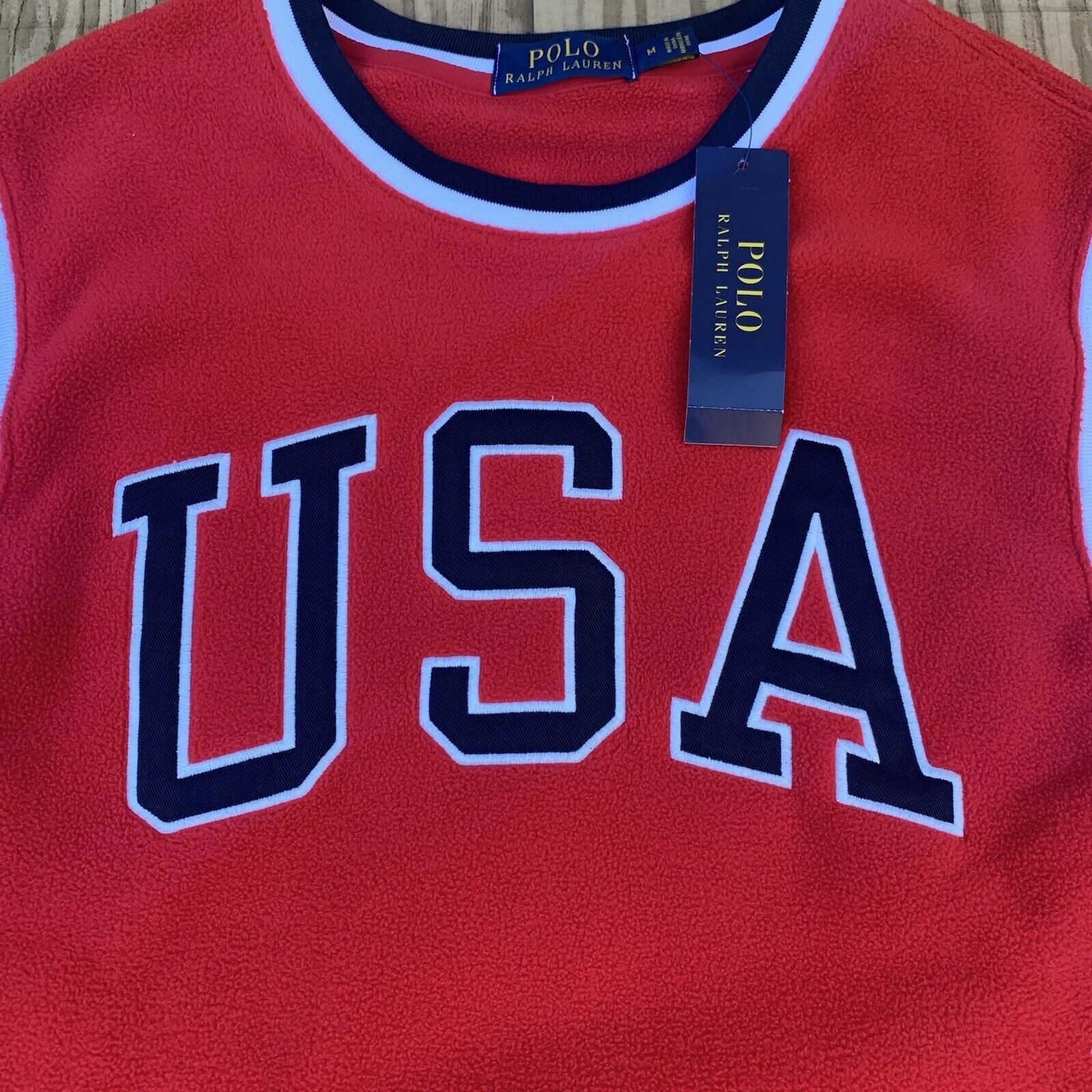 Polo Ralph Lauren Polo Ralph Lauren USA Fleece Pullover XXL Size US XXL / EU 58 / 5 - 2 Thumbnail