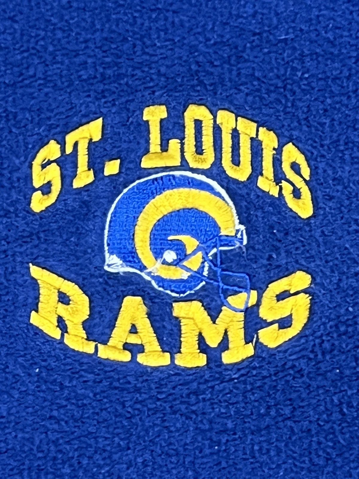 NFL Vintage 90s St Louis Rams Henley Sweatshirt Size US XL / EU 56 / 4 - 3 Thumbnail