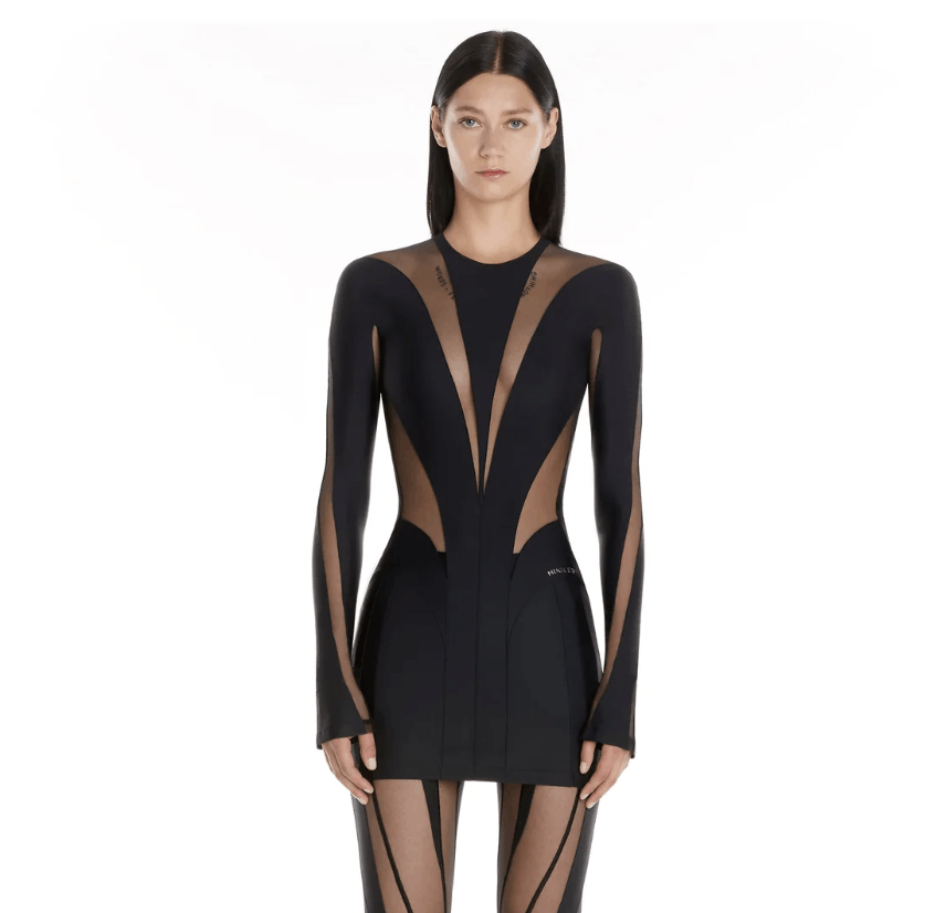 white christmas dresses Illusion cut-out draped gown – Antonioli.eu