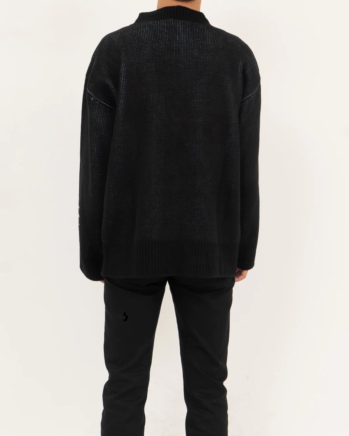 Calvin Klein 205W39NYC × Raf Simons SS19 Oversized Black Yale Knit Size US M / EU 48-50 / 2 - 3 Thumbnail