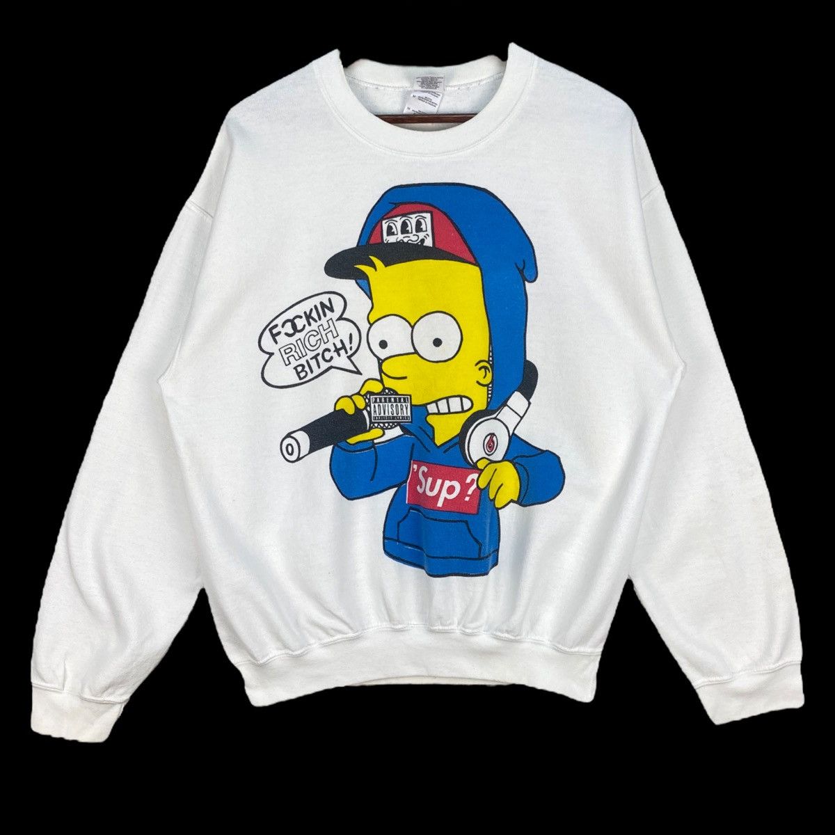 Supreme hoodie simpsons hotsell