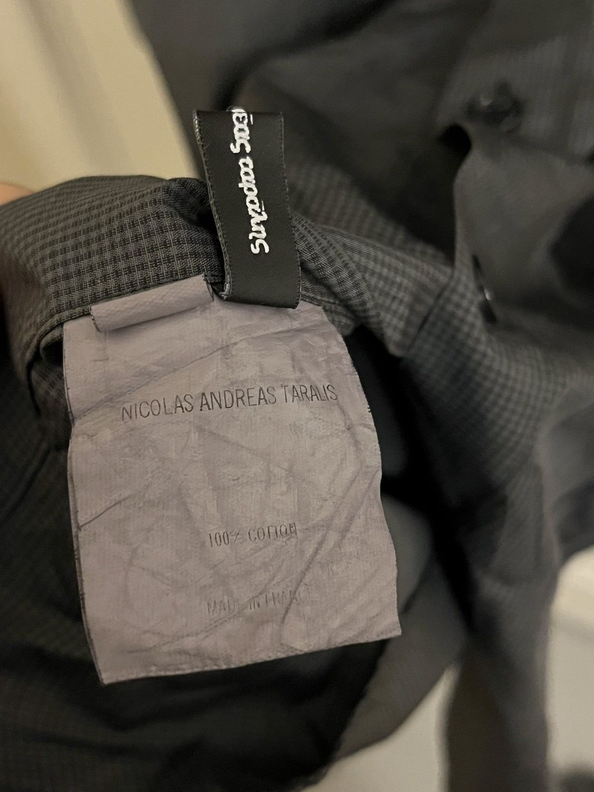 Nicolas Andreas Taralis Rare Patchwork reconstructed shirt Size US M / EU 48-50 / 2 - 6 Thumbnail