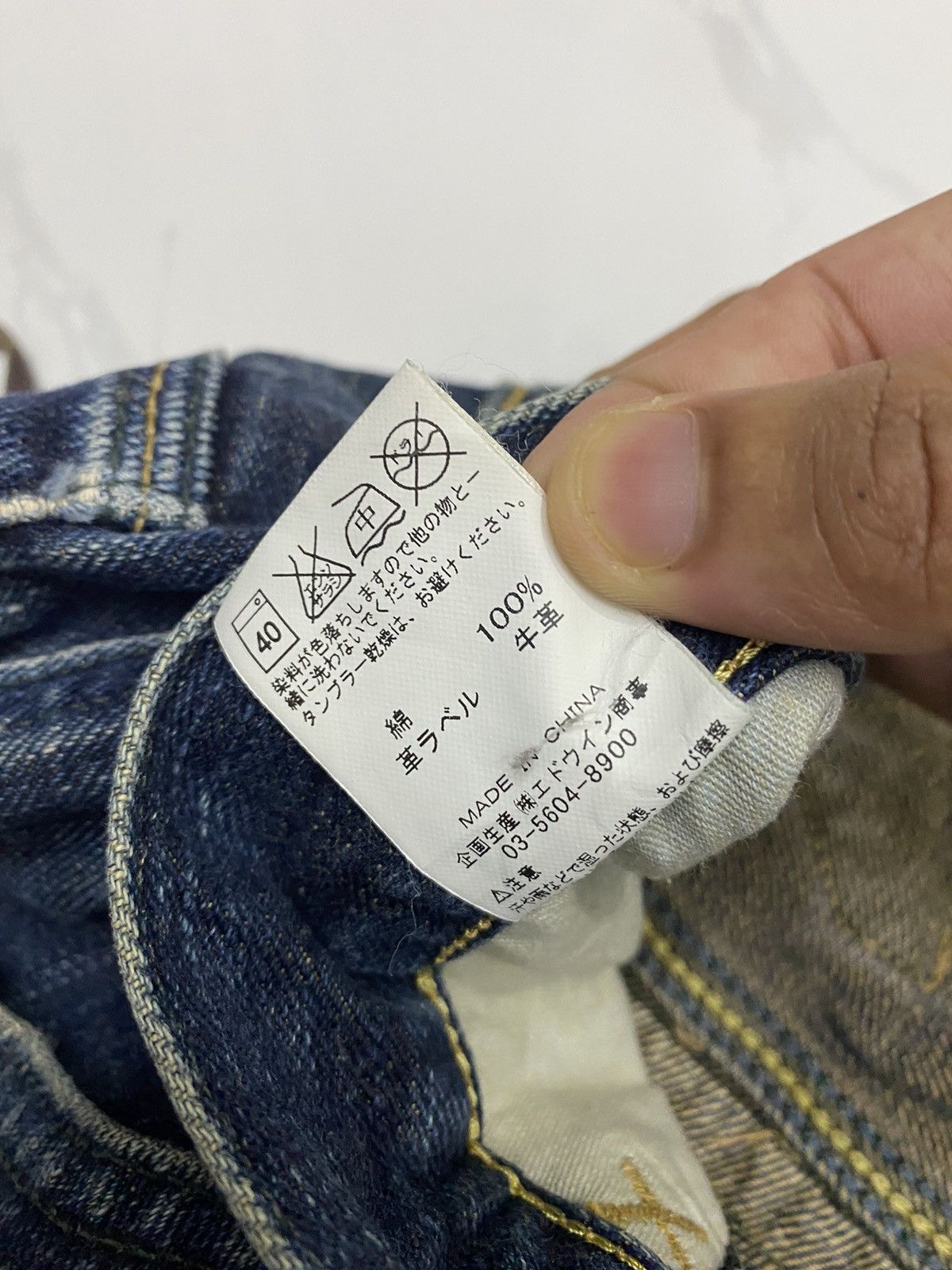 Lee SIZE 45🔥LEE COWBOY MULTI POCKET RARE DENIM PANTS Size US 44 / EU 60 - 12 Thumbnail