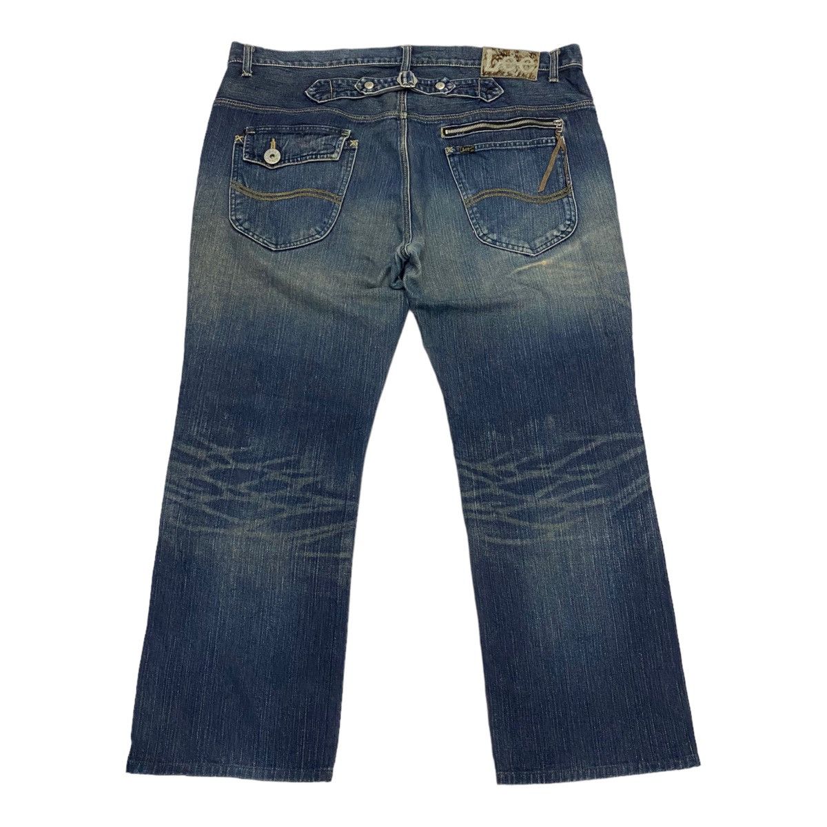 Lee SIZE 45🔥LEE COWBOY MULTI POCKET RARE DENIM PANTS Size US 44 / EU 60 - 6 Thumbnail