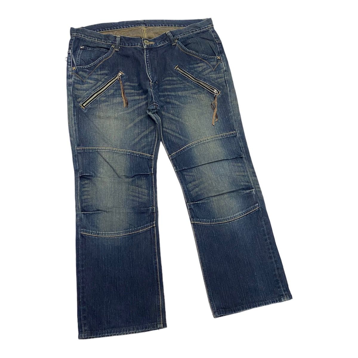 Lee SIZE 45🔥LEE COWBOY MULTI POCKET RARE DENIM PANTS Size US 44 / EU 60 - 5 Thumbnail