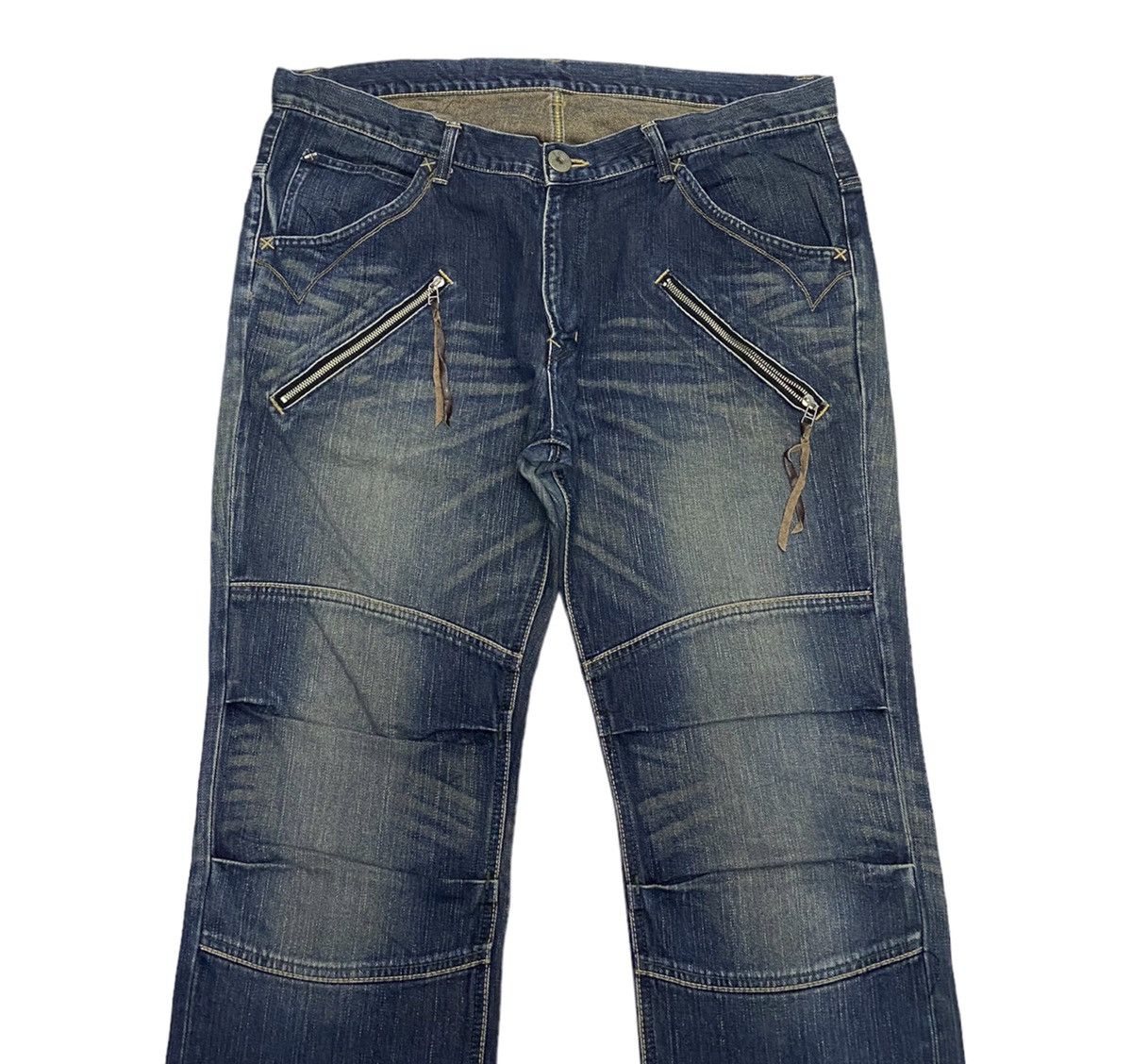Lee SIZE 45🔥LEE COWBOY MULTI POCKET RARE DENIM PANTS Size US 44 / EU 60 - 3 Thumbnail