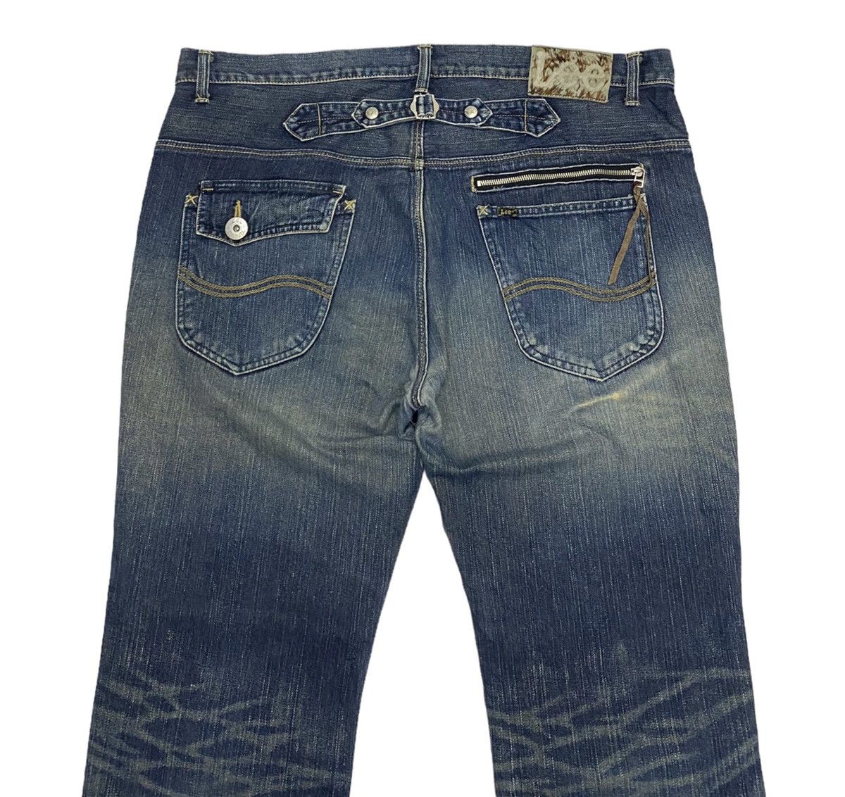 Lee SIZE 45🔥LEE COWBOY MULTI POCKET RARE DENIM PANTS Size US 44 / EU 60 - 4 Thumbnail