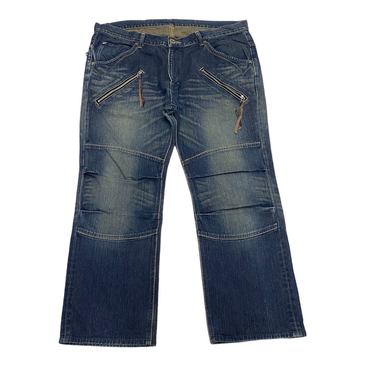 Lee SIZE 45🔥LEE COWBOY MULTI POCKET RARE DENIM PANTS Size US 44 / EU 60 - 7 Thumbnail