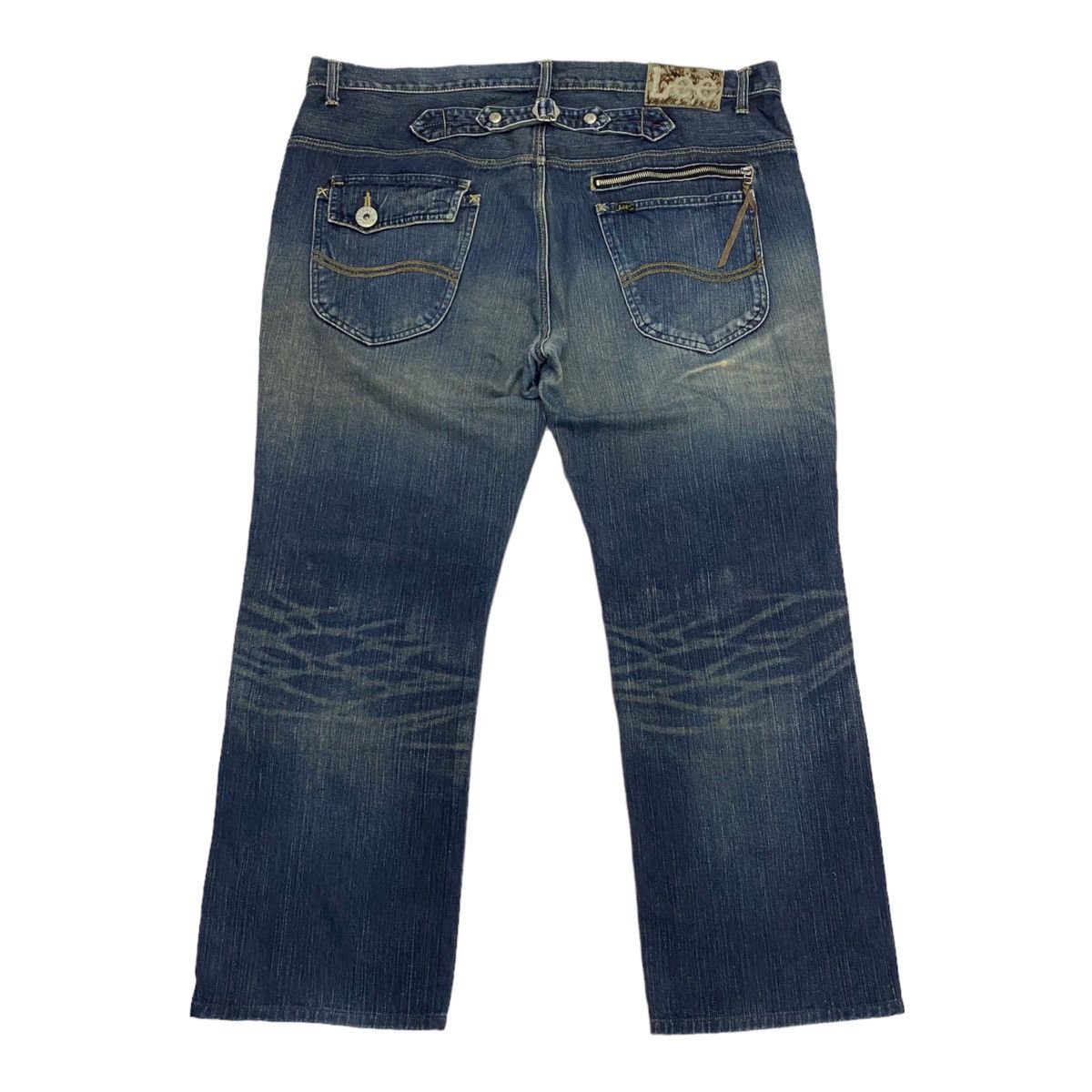 Lee SIZE 45🔥LEE COWBOY MULTI POCKET RARE DENIM PANTS Size US 44 / EU 60 - 2 Thumbnail