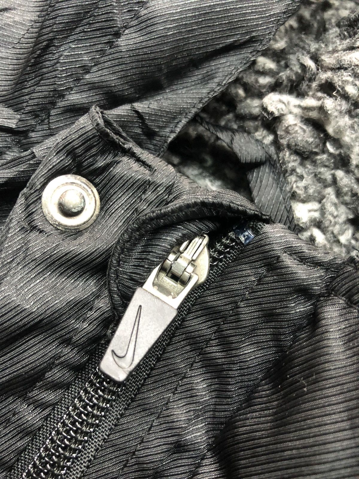 Nike × Vintage VINTAGE NIKE BIG LOGO SHEARLING COACH JACKET Size US M / EU 48-50 / 2 - 5 Thumbnail