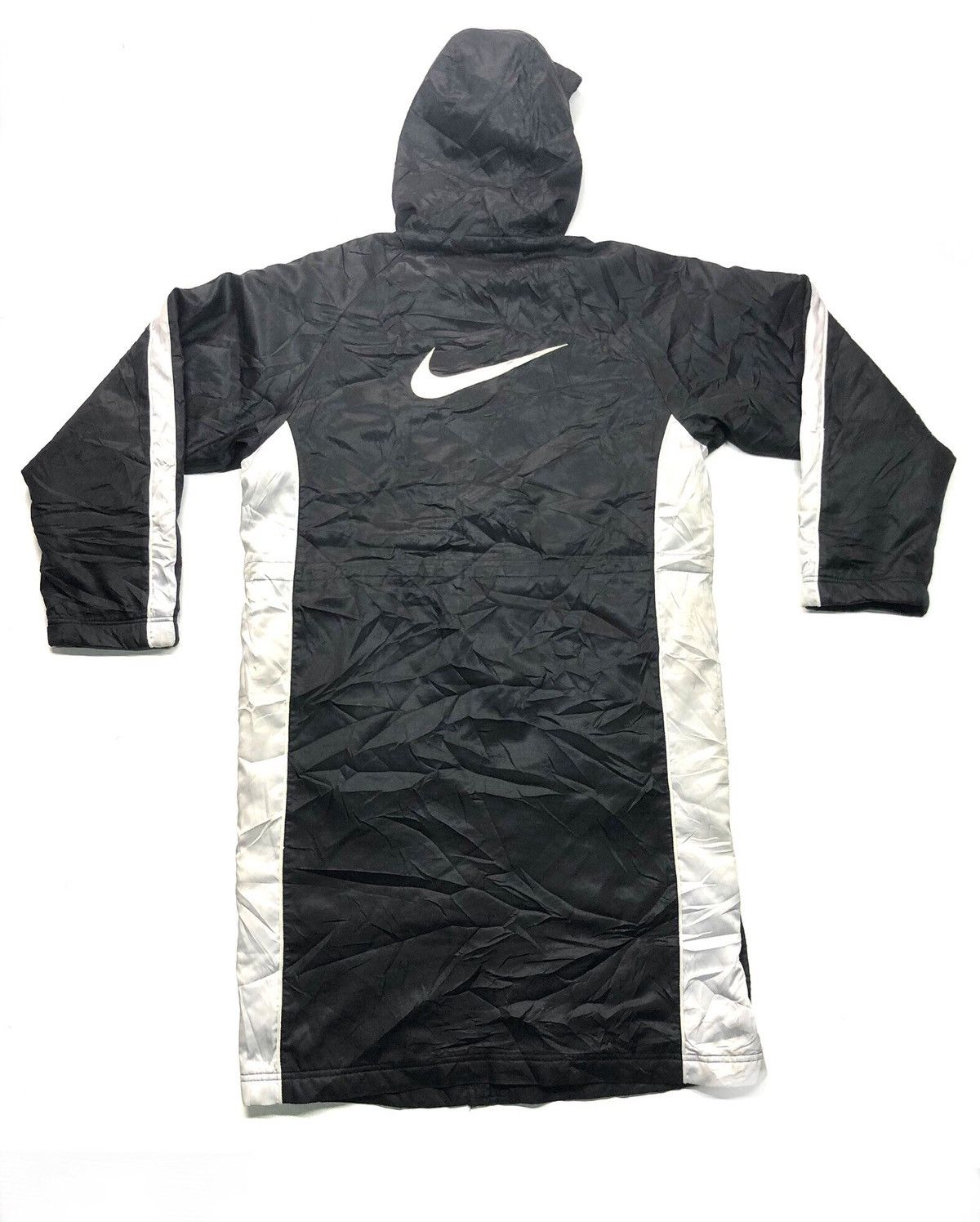 VINTAGE NIKE BIG LOGO SHEARLING COACH JACKET